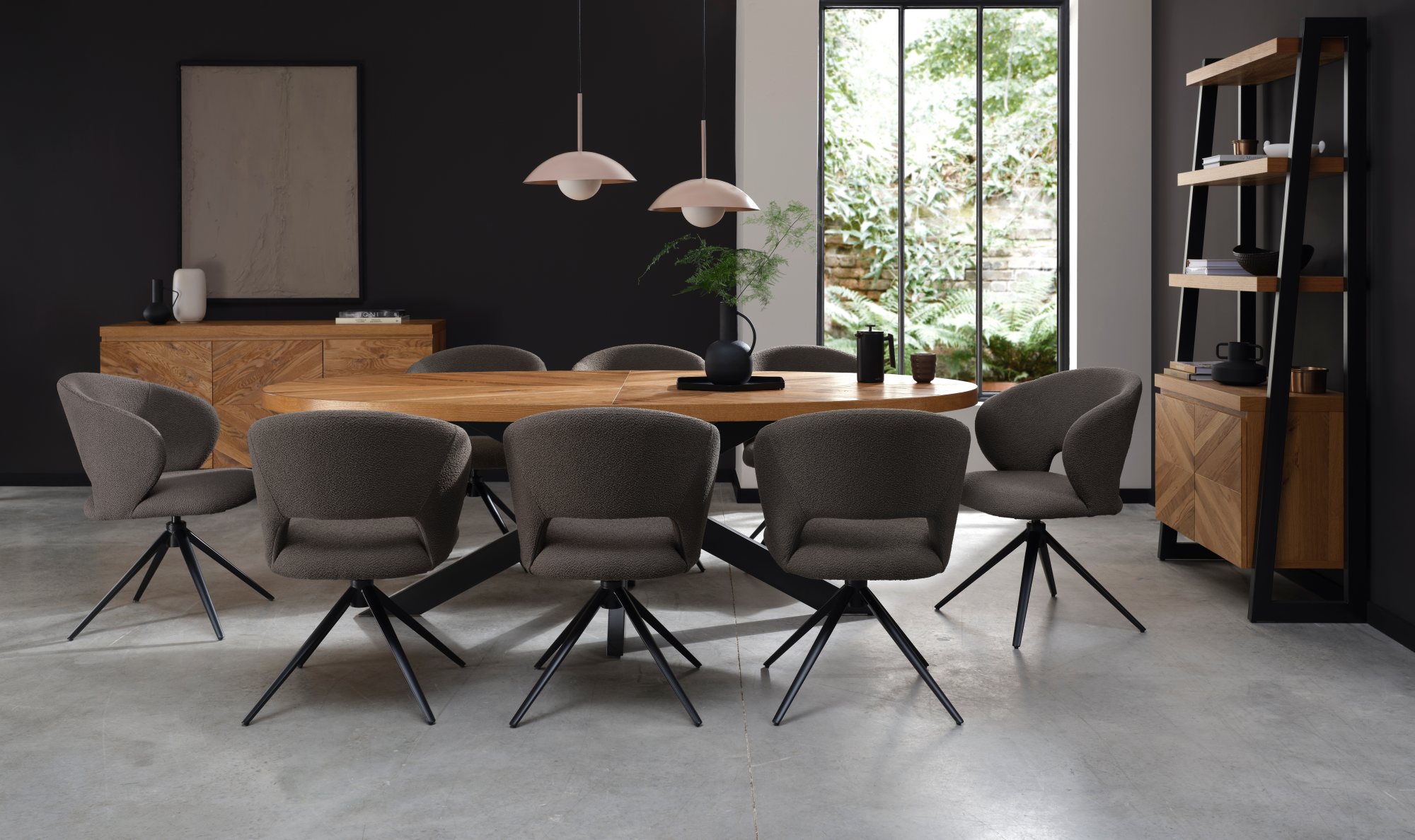 Bosco - Rustic Oak 8 Seater Dining Table