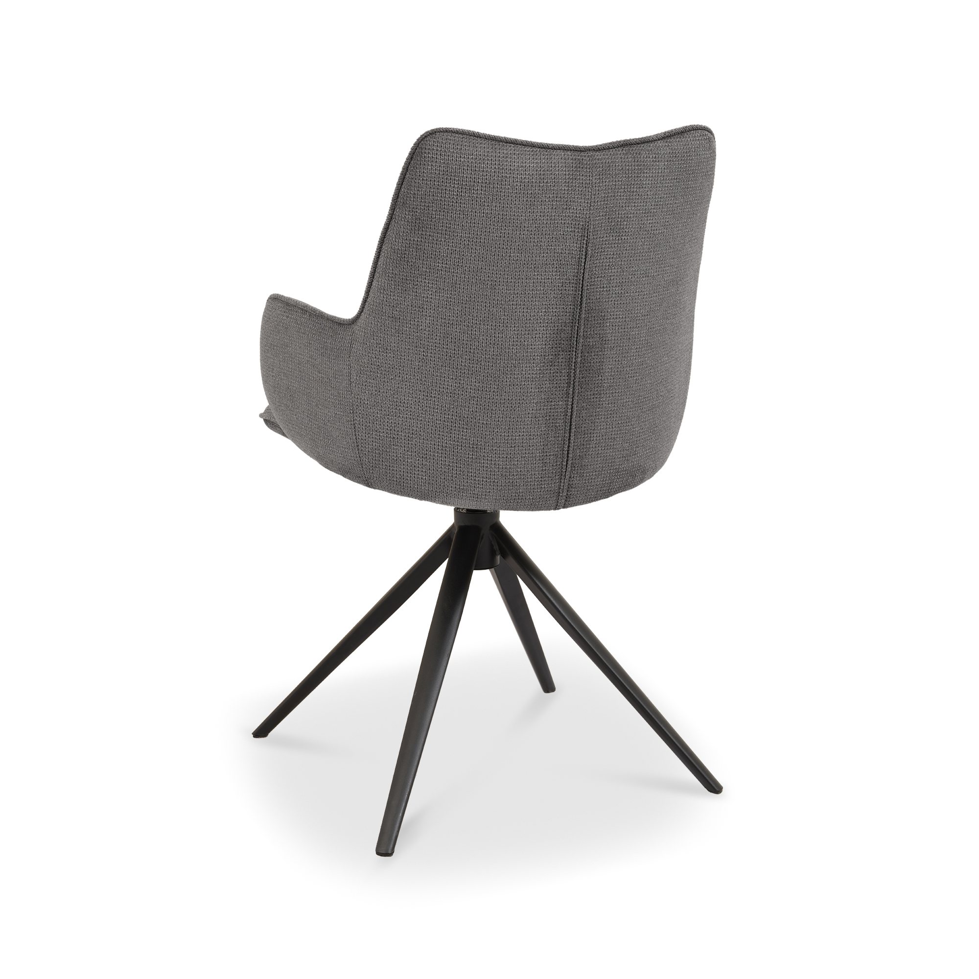 Rowan - Swivel Chair in Grey Fabric