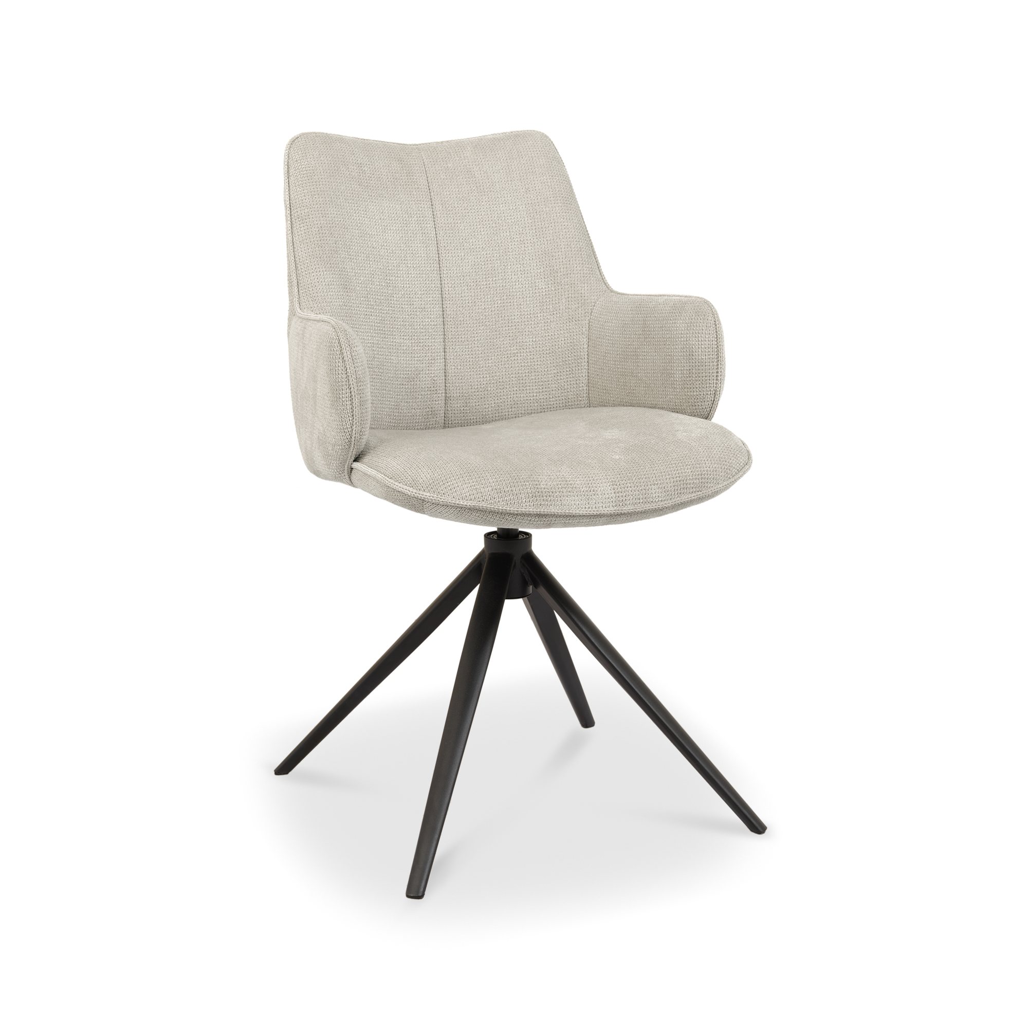 Rowan - Swivel Chair in Beige Fabric