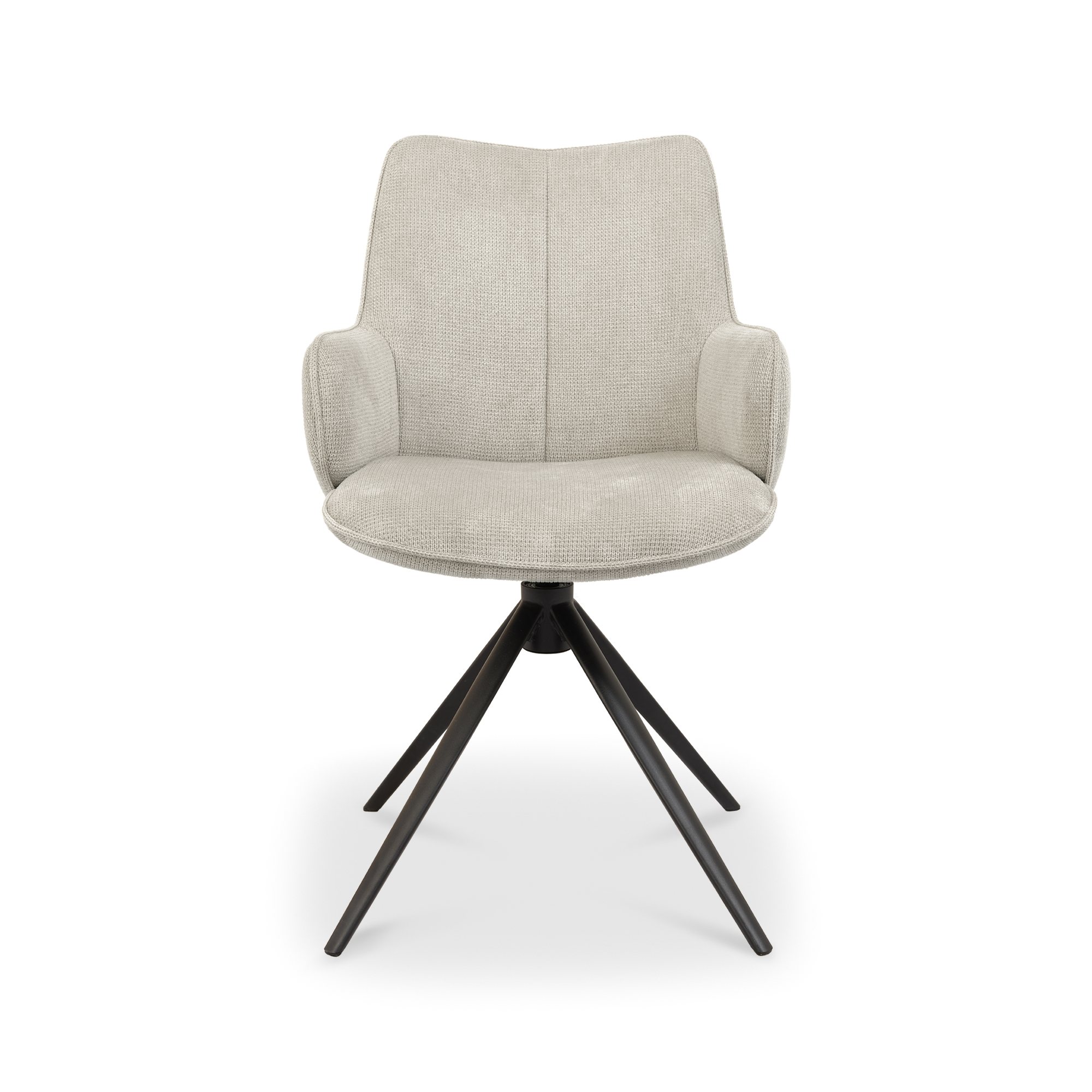 Rowan - Swivel Chair in Beige Fabric