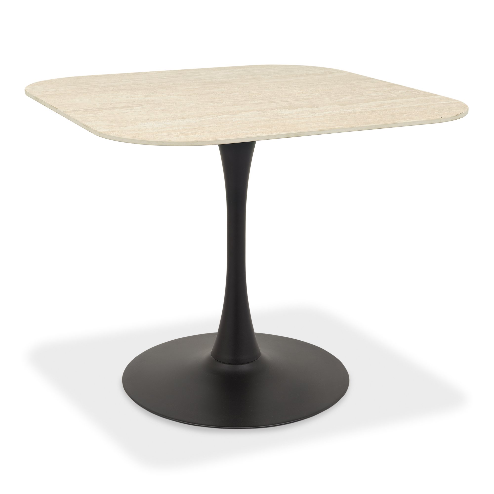 Carter - Beige Ceramic Square Bistro Table