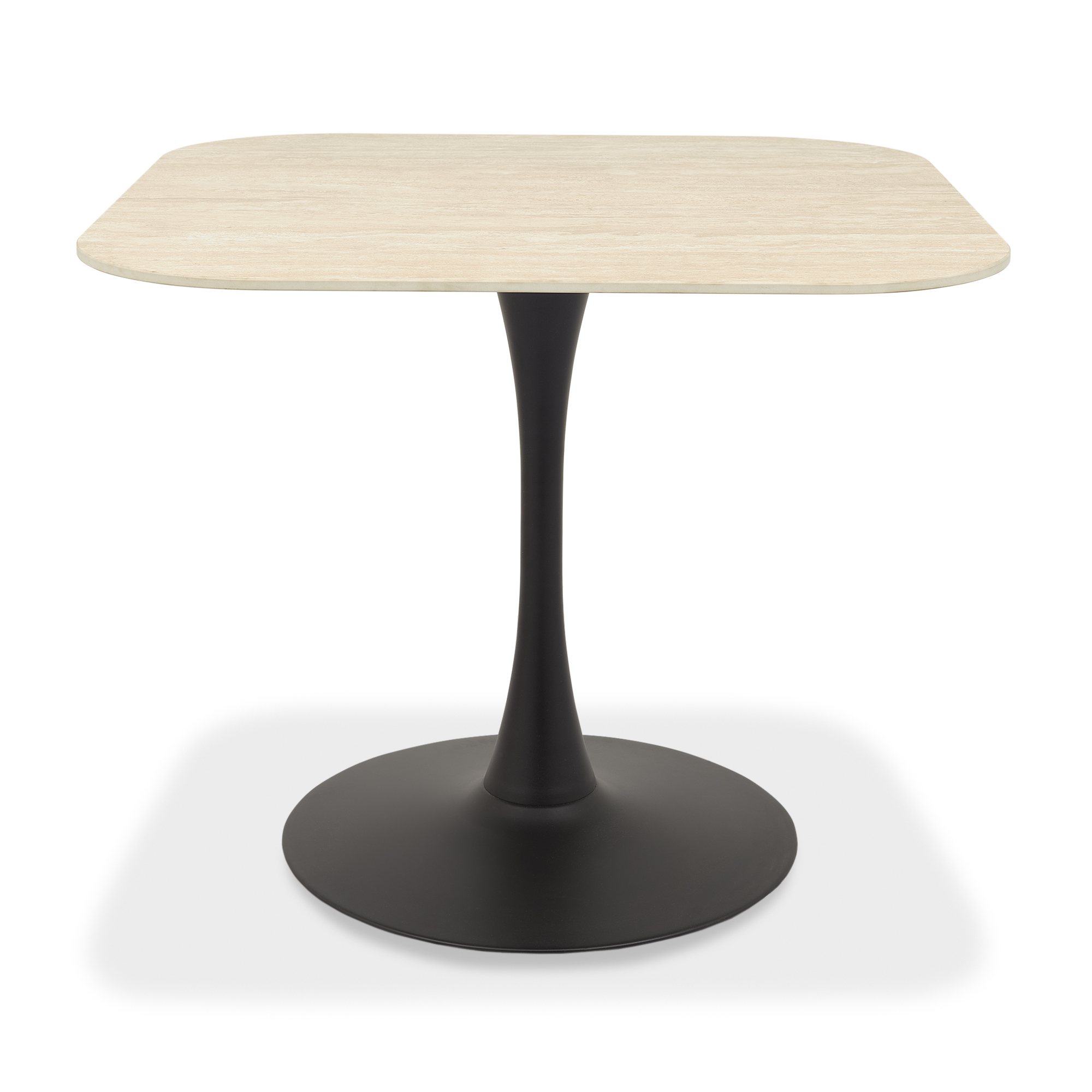 Carter - Beige Ceramic Square Bistro Table