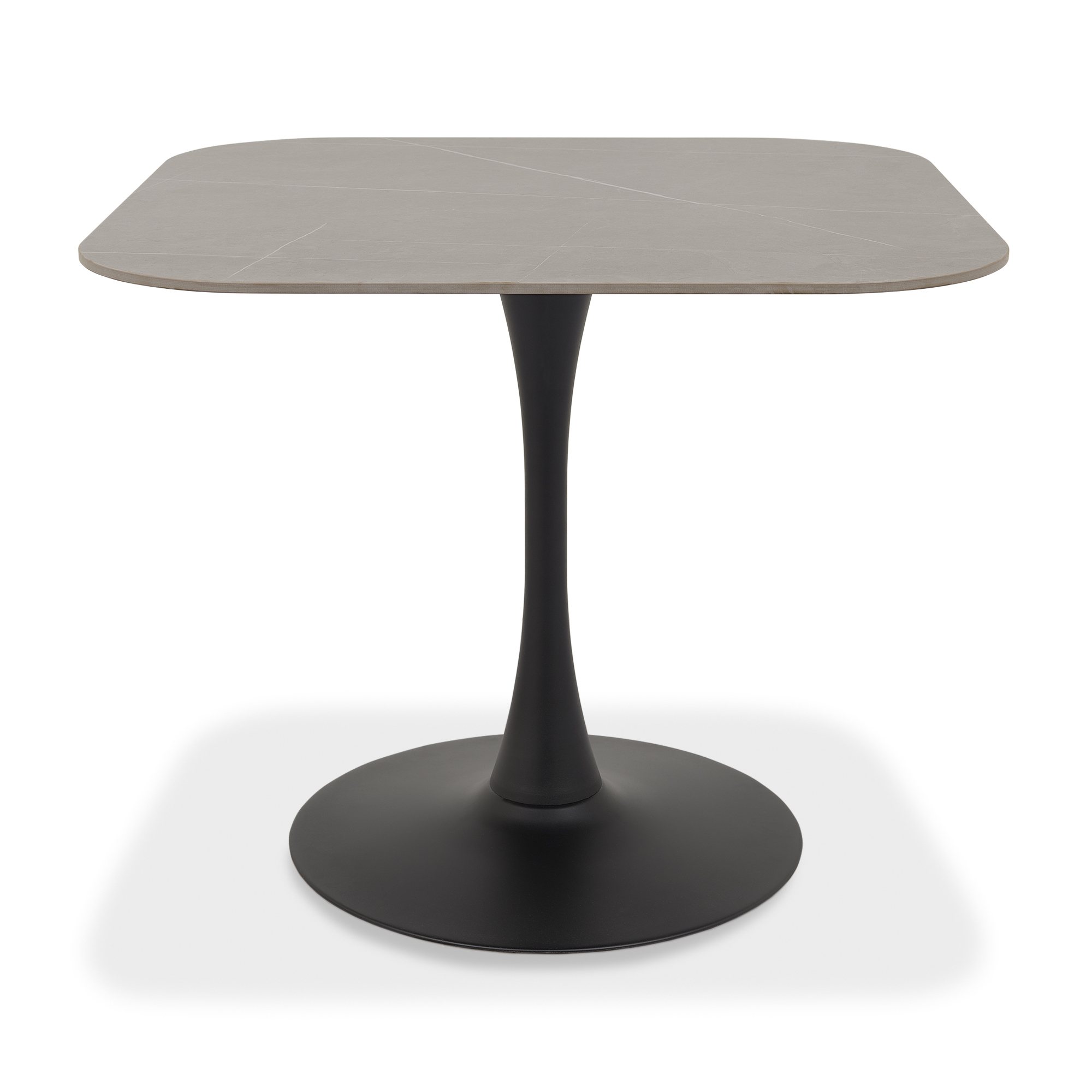 Carter - Grey Ceramic Square Bistro Table