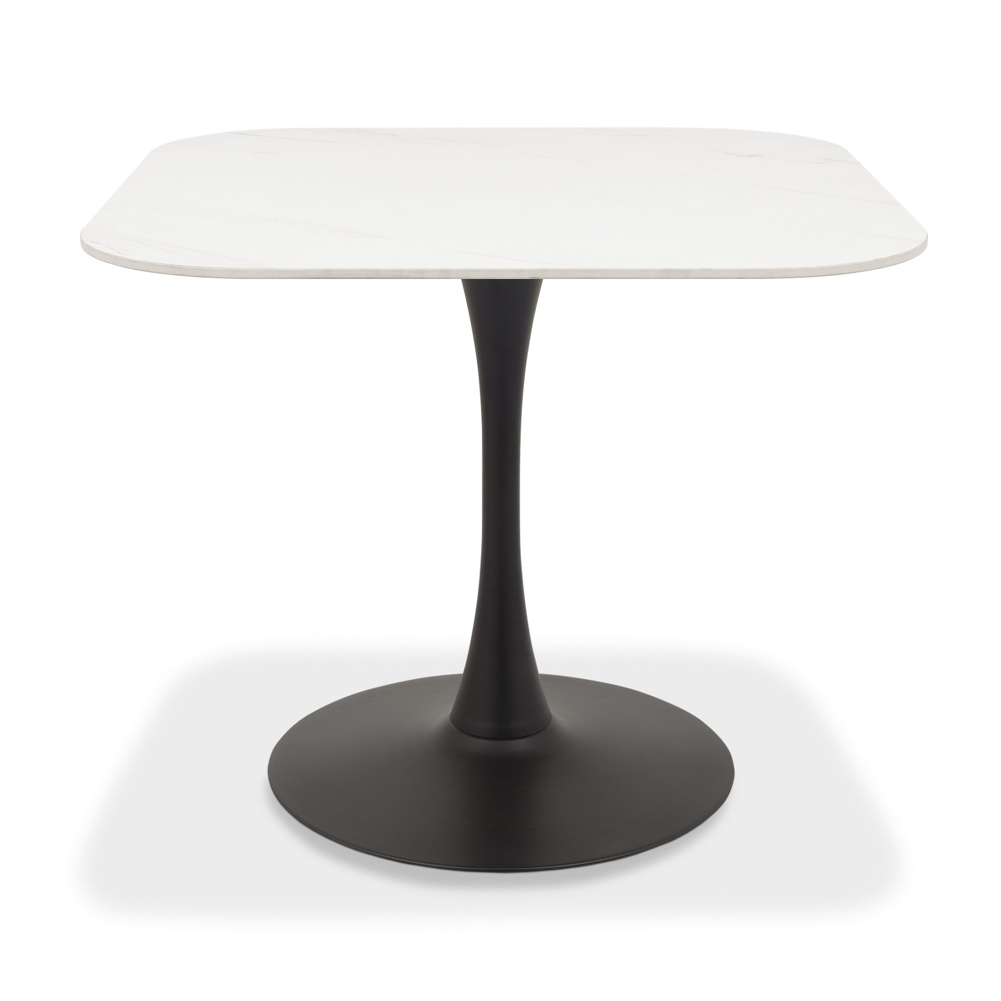 Carter - White Ceramic Square Bistro Table