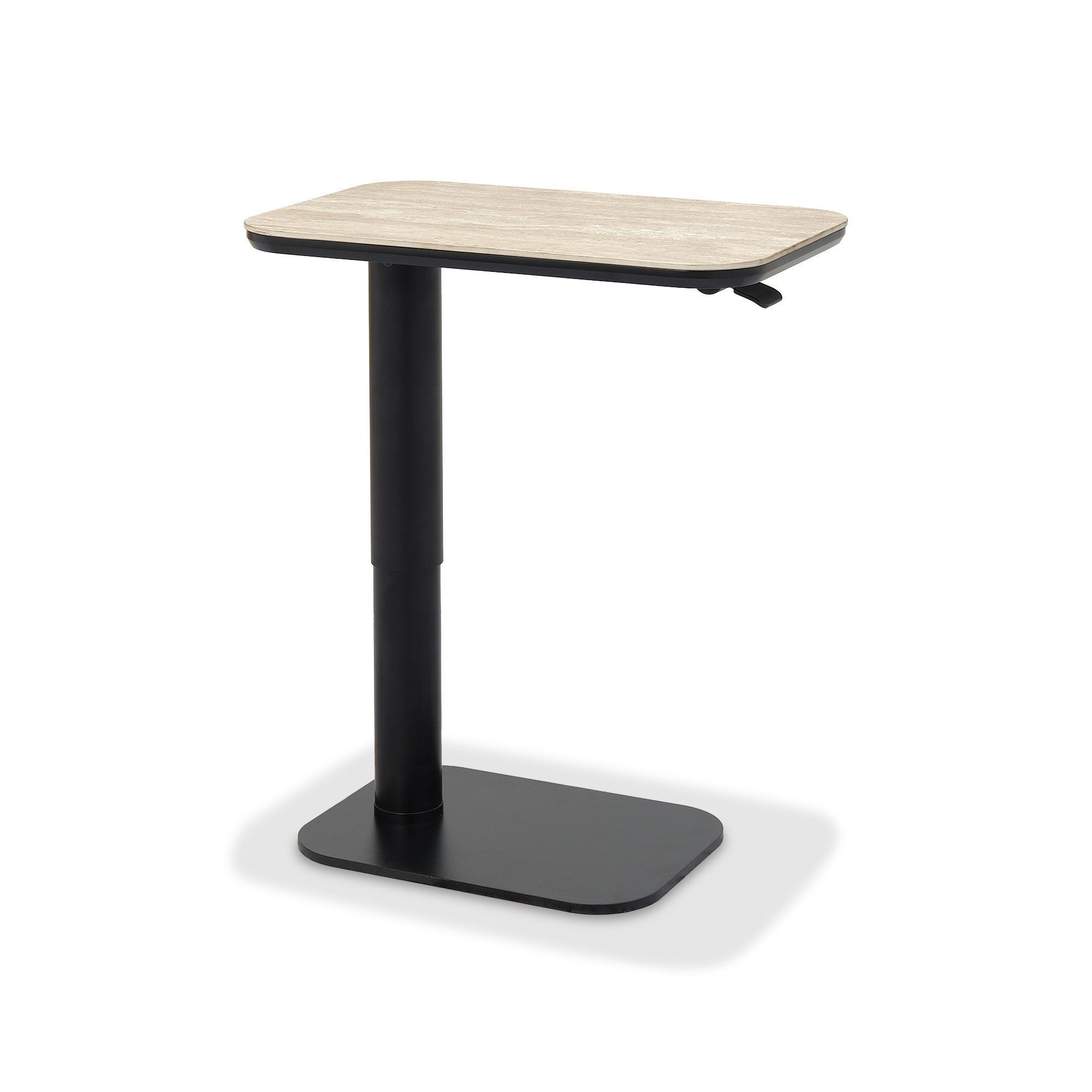 Riley - Beige Ceramic Height Adjustable Sofa Table