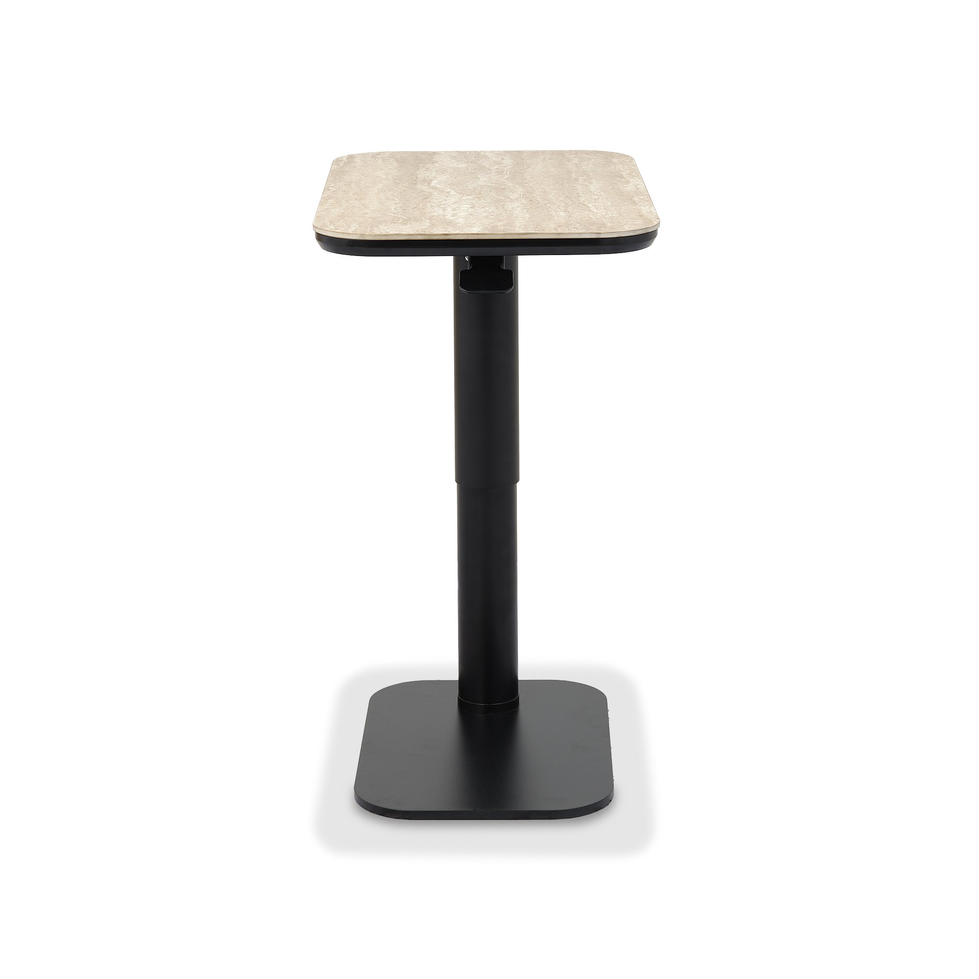 Riley - Beige Ceramic Height Adjustable Sofa Table