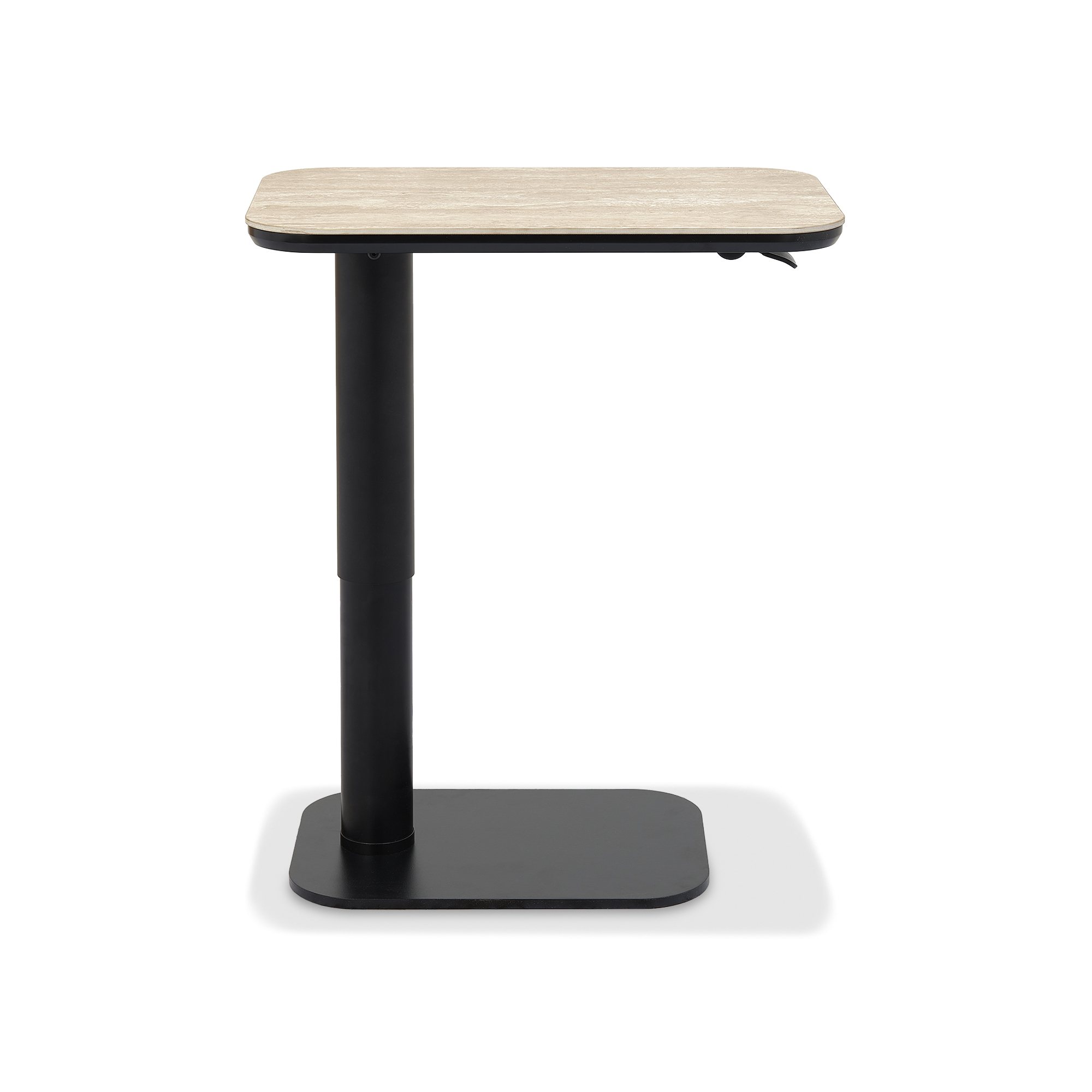 Riley - Beige Ceramic Height Adjustable Sofa Table
