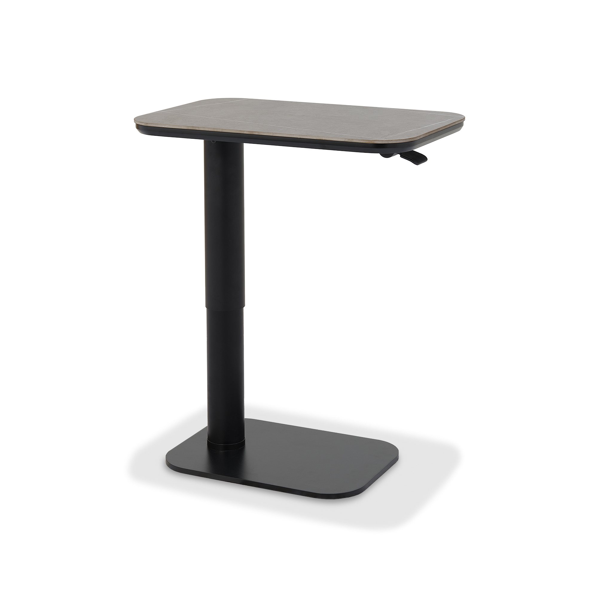Riley - Grey Ceramic Height Adjustable Sofa Table