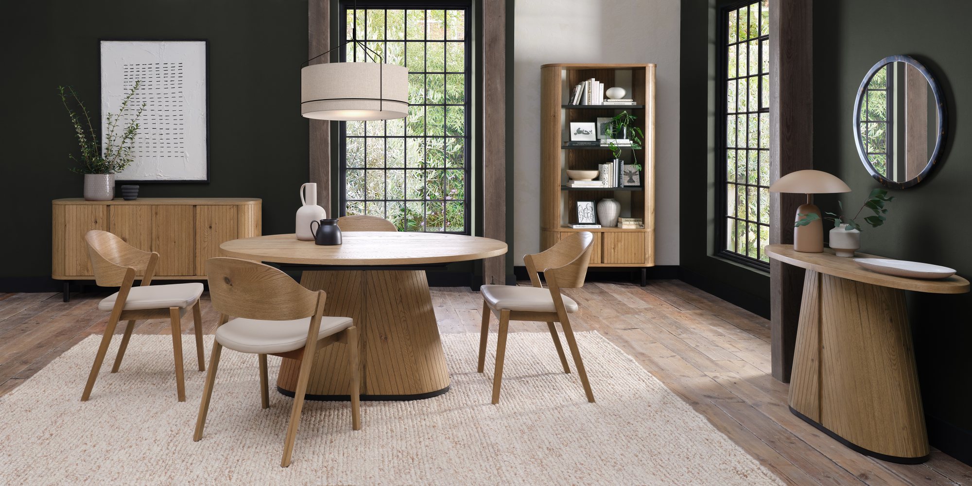 Astra - Rustic Oak 4 Seater Dining Table