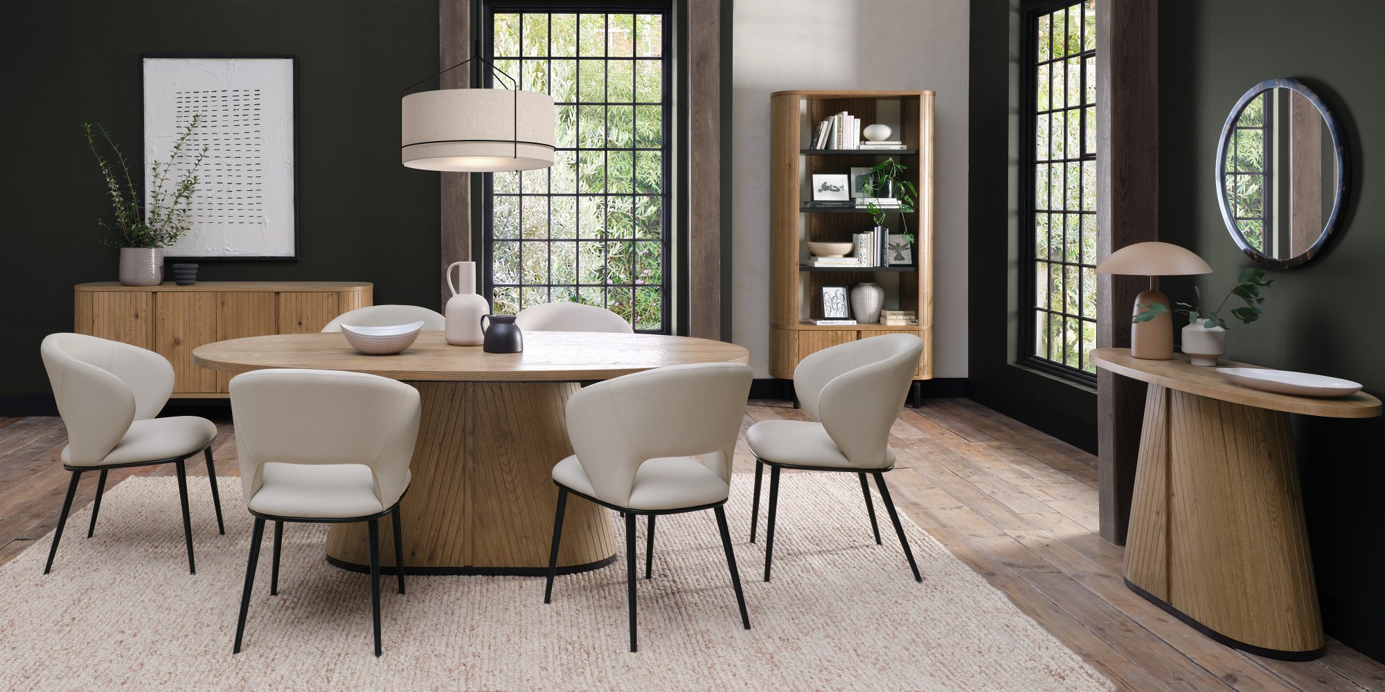 Astra - Rustic Oak 6 Seater Table