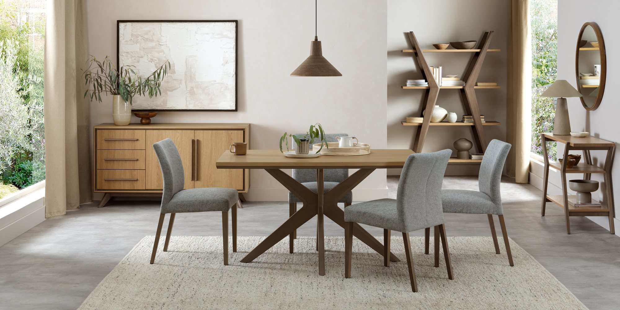 Henley - Oak 4 Seater Table