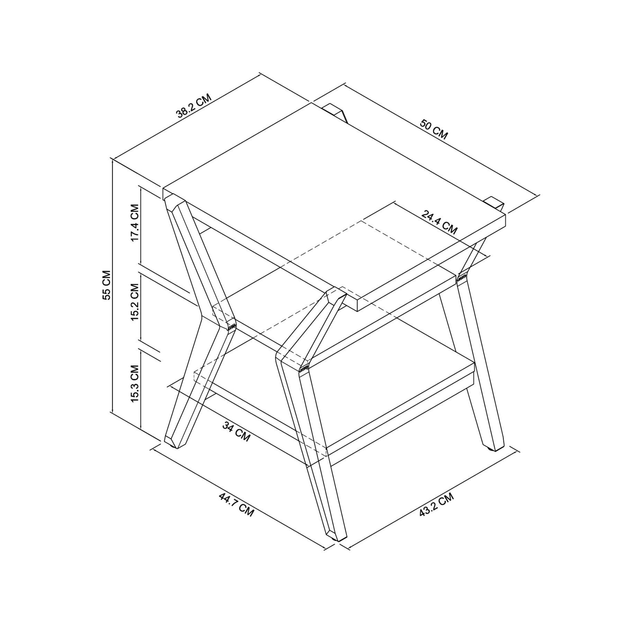 Henley - Oak Lamp Table