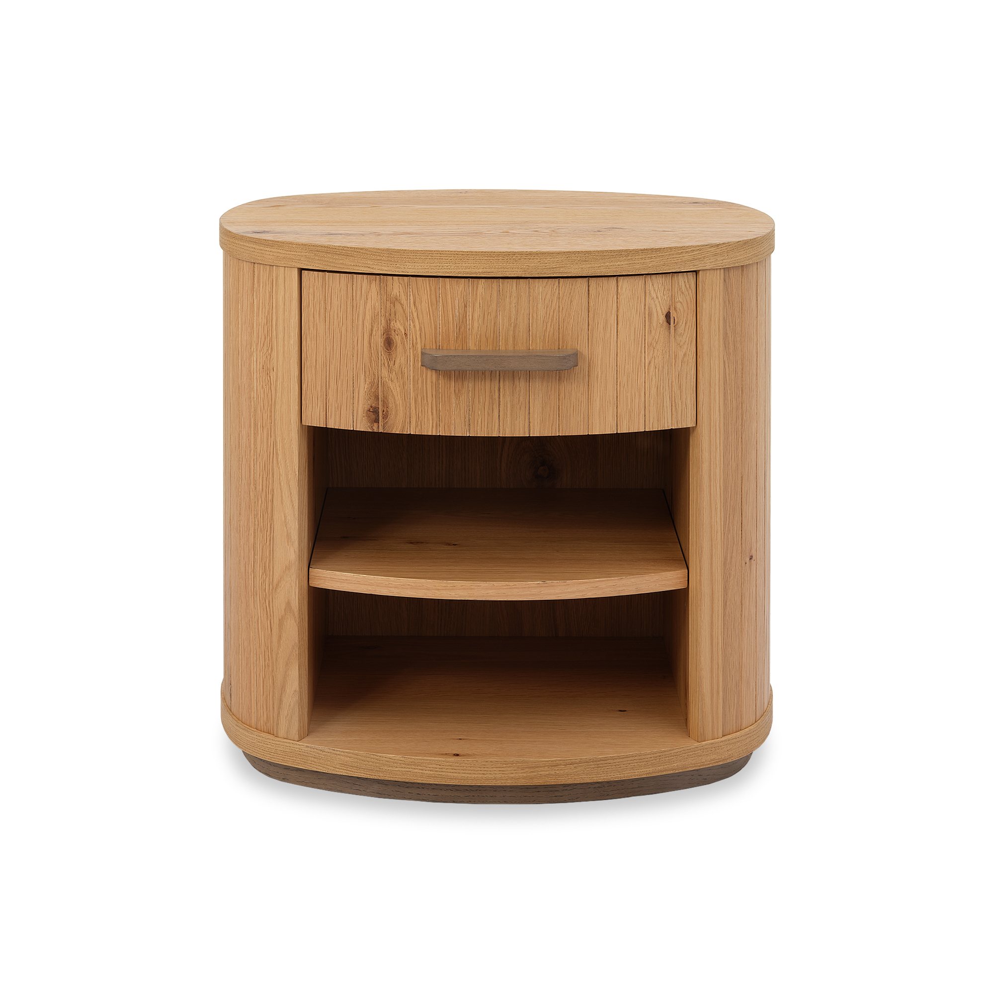 Astra - Knotty Oak 1 Drawer Bedside Table