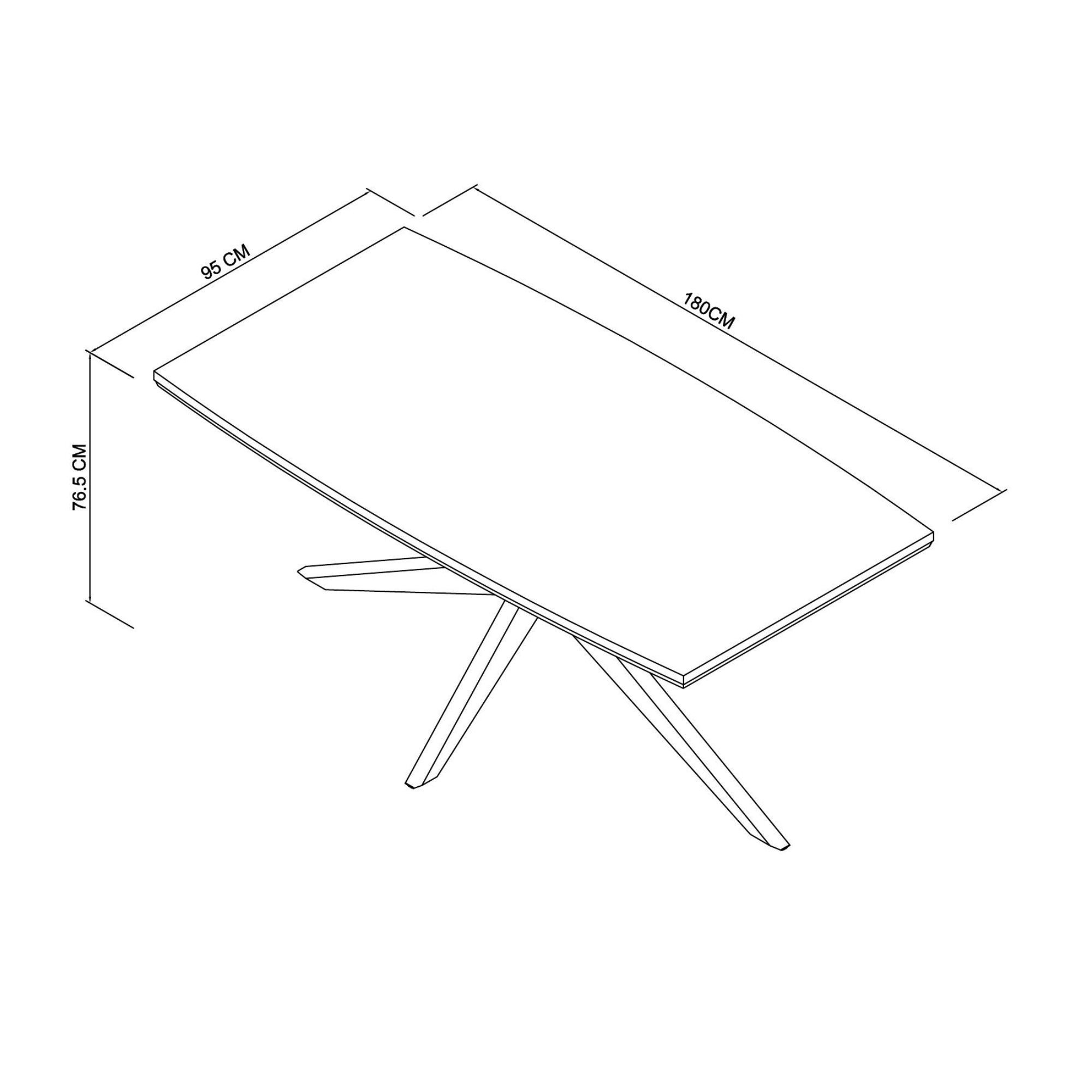 Henley - Oak 6 Seater Table