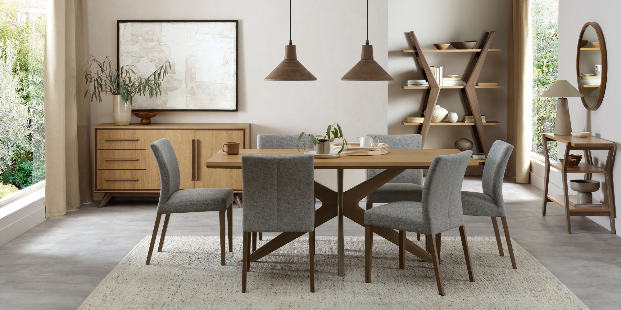 Henley - Oak 6 Seater Table