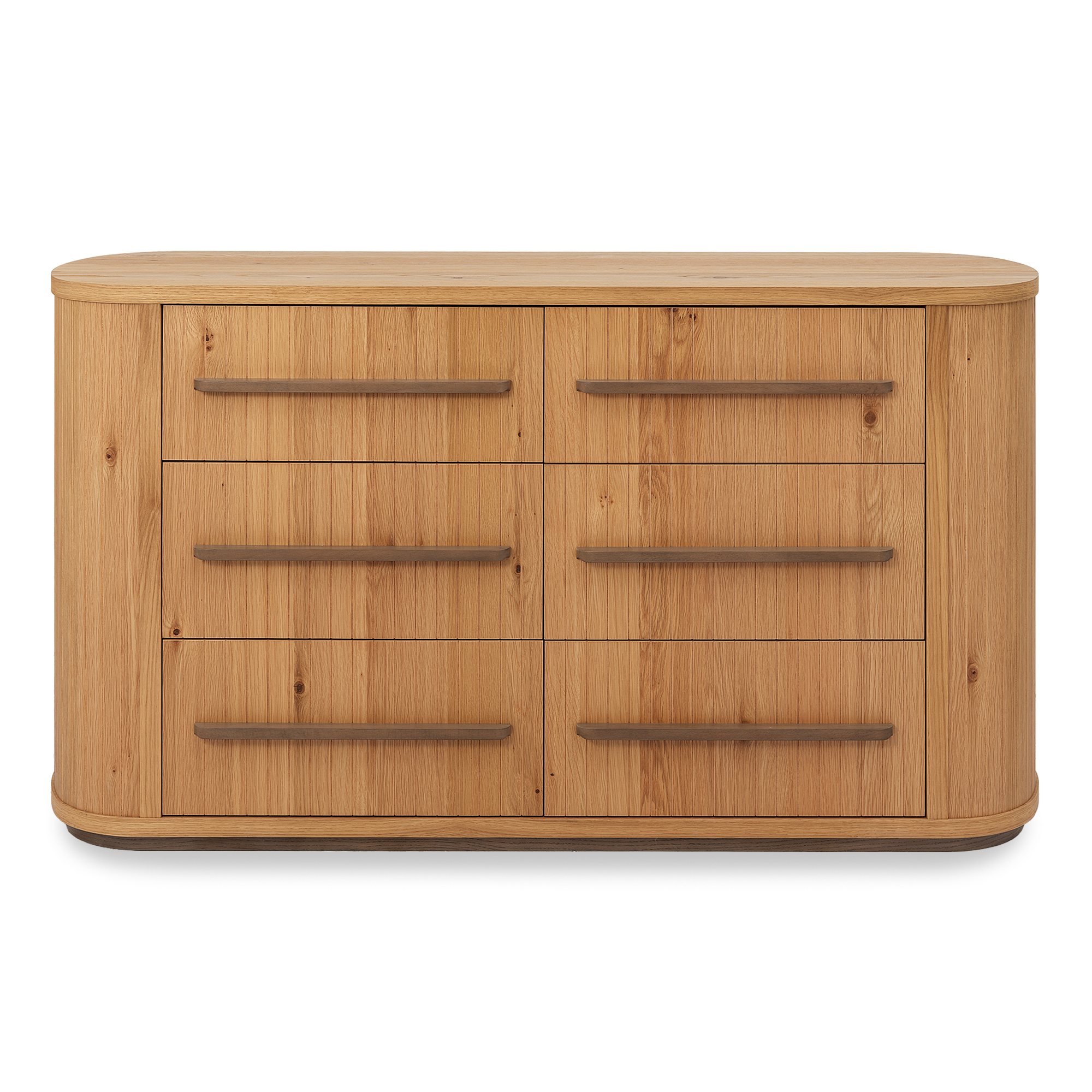 Astra - Knotty Oak 6 Drawer Wide Chest