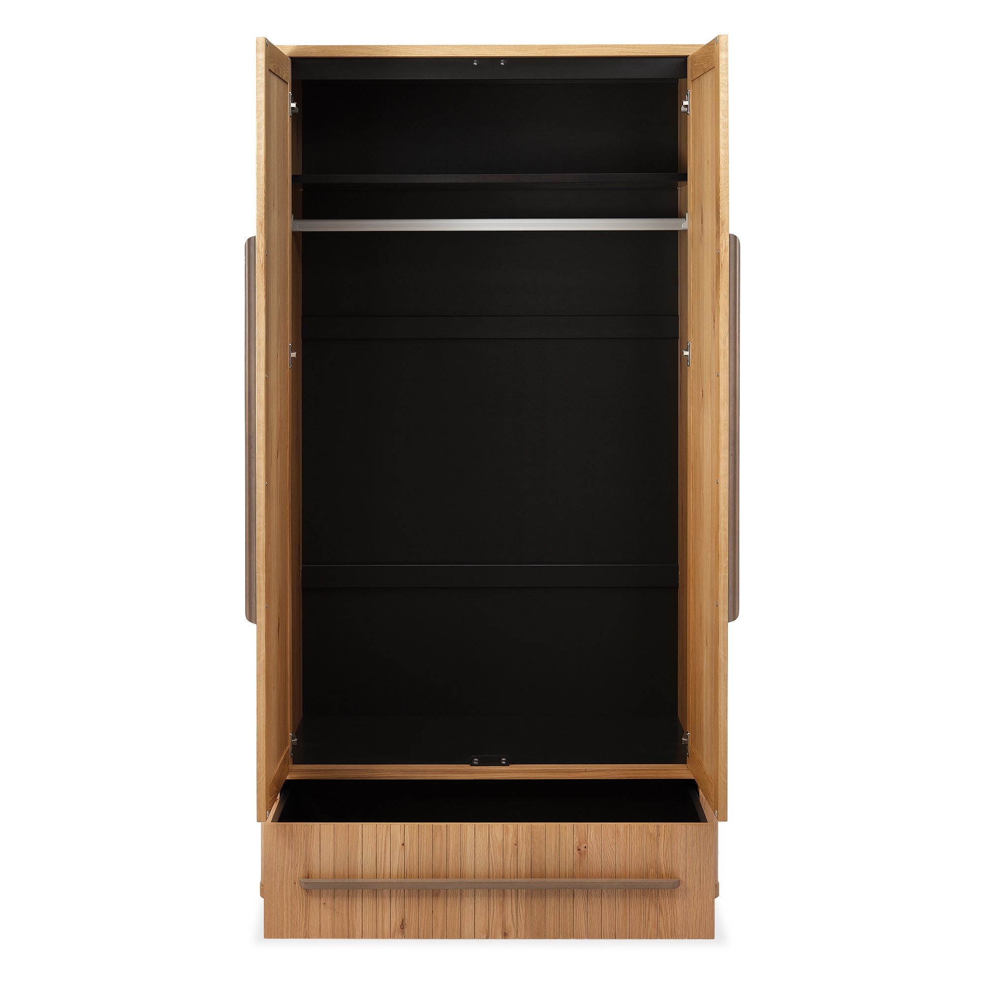 Astra - Knotty Oak Double Wardrobe