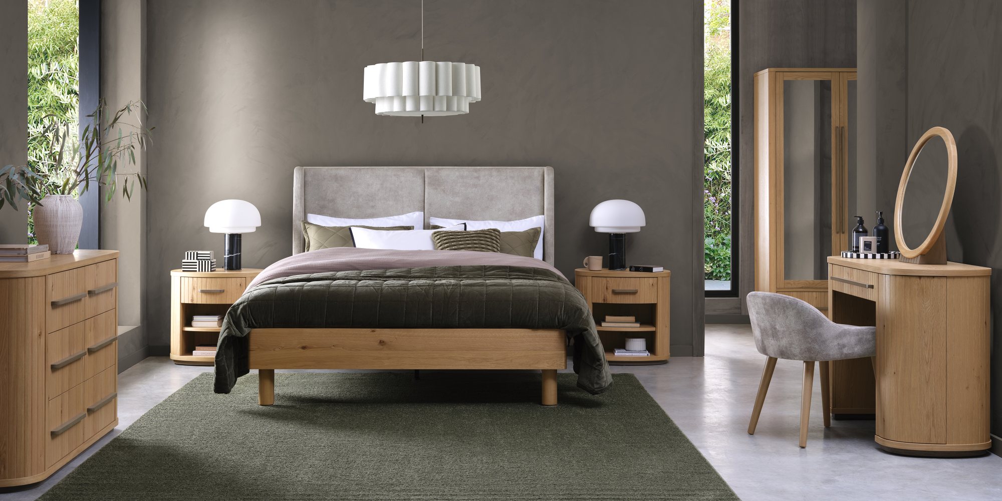 Astra - Knotty Oak Dressing Table