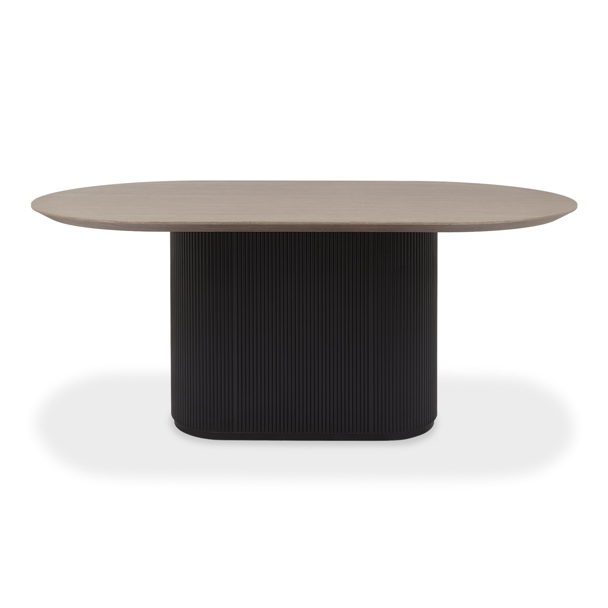Jorge - Grey Oak Oval Dining Table