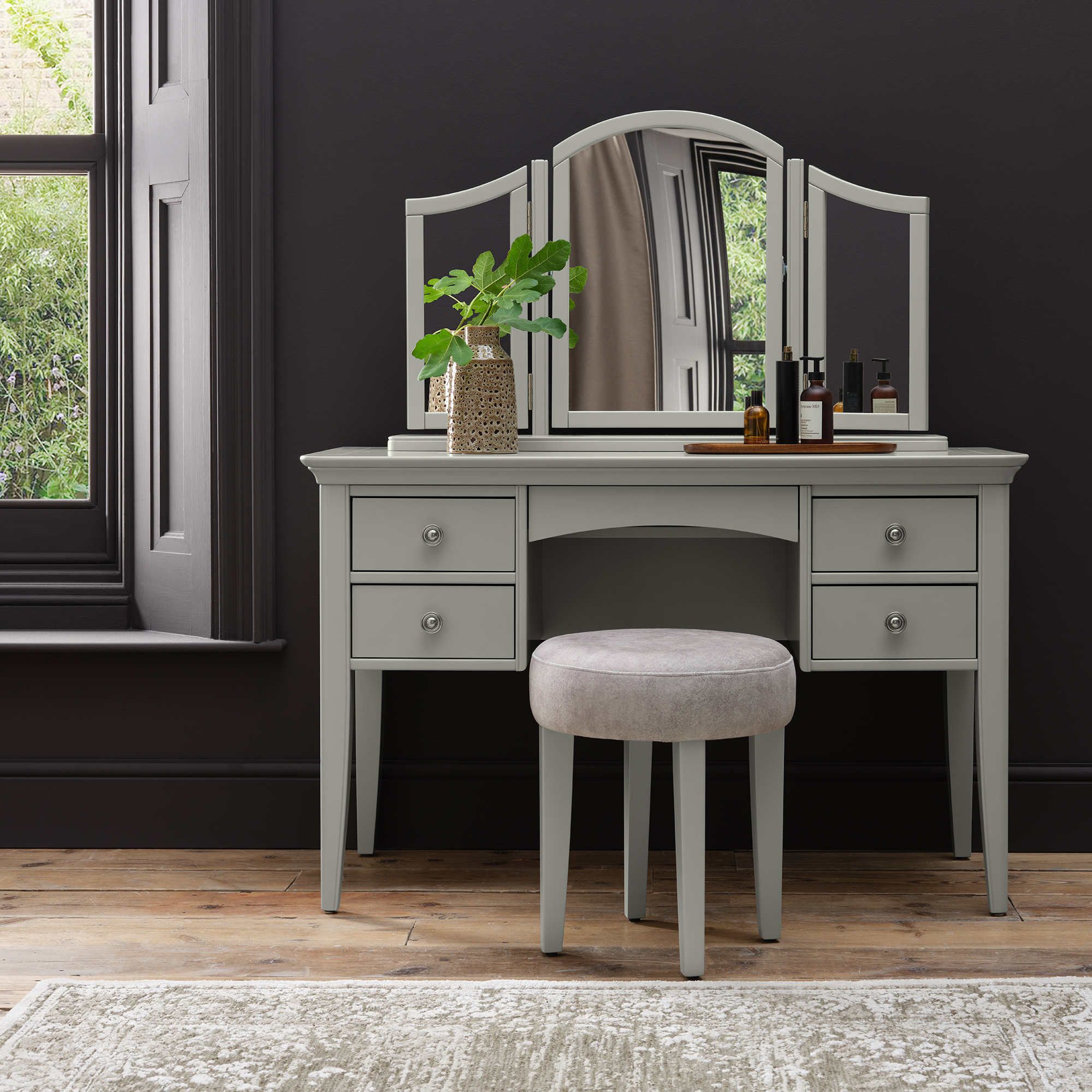 Amara - Blue Grey Dressing Table