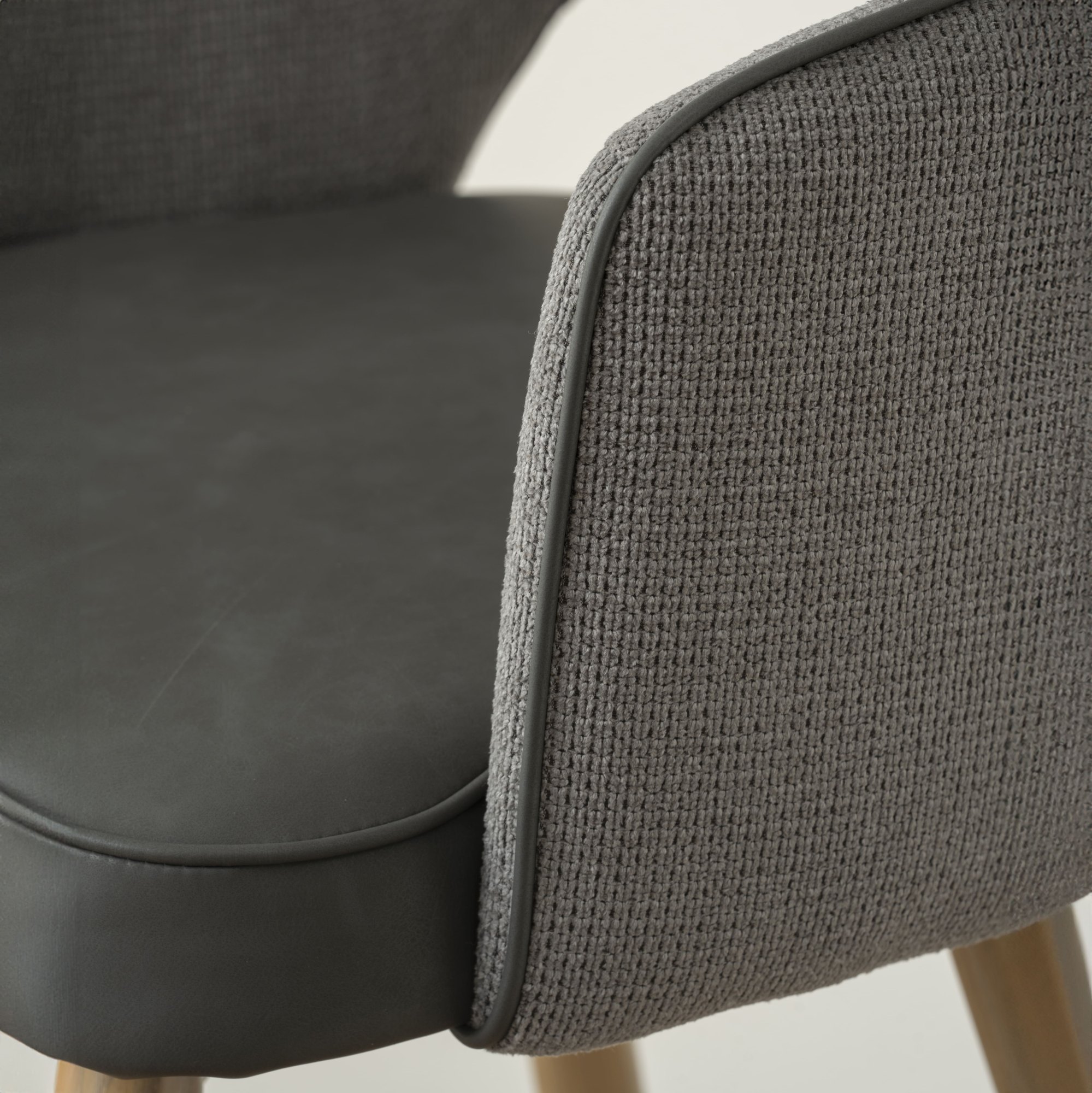Hanson H2140 09BS GDG S D2 DarkGreyPu OakEffectLeg