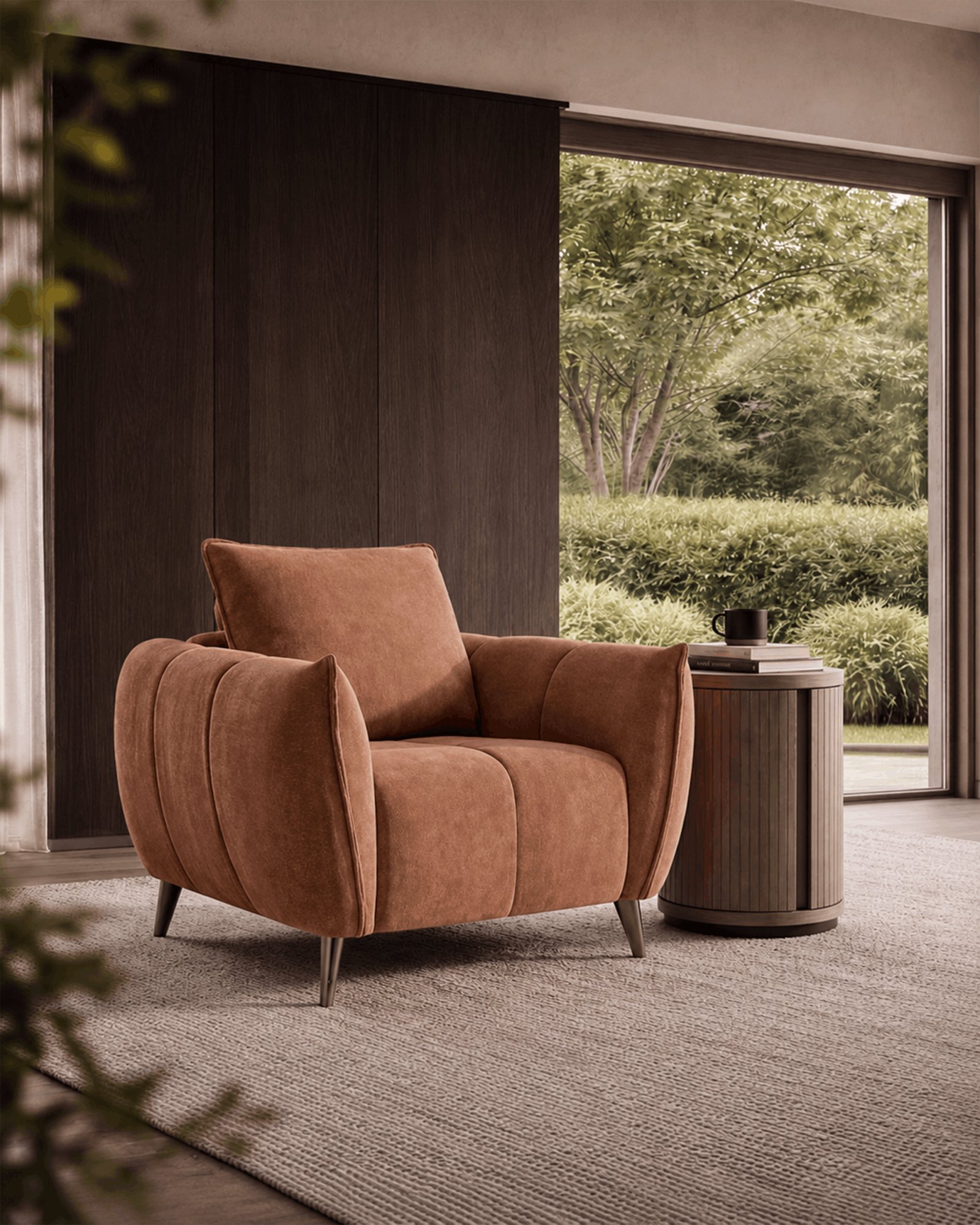 ELARA ARMCHAIR   TERACOTTA  1 