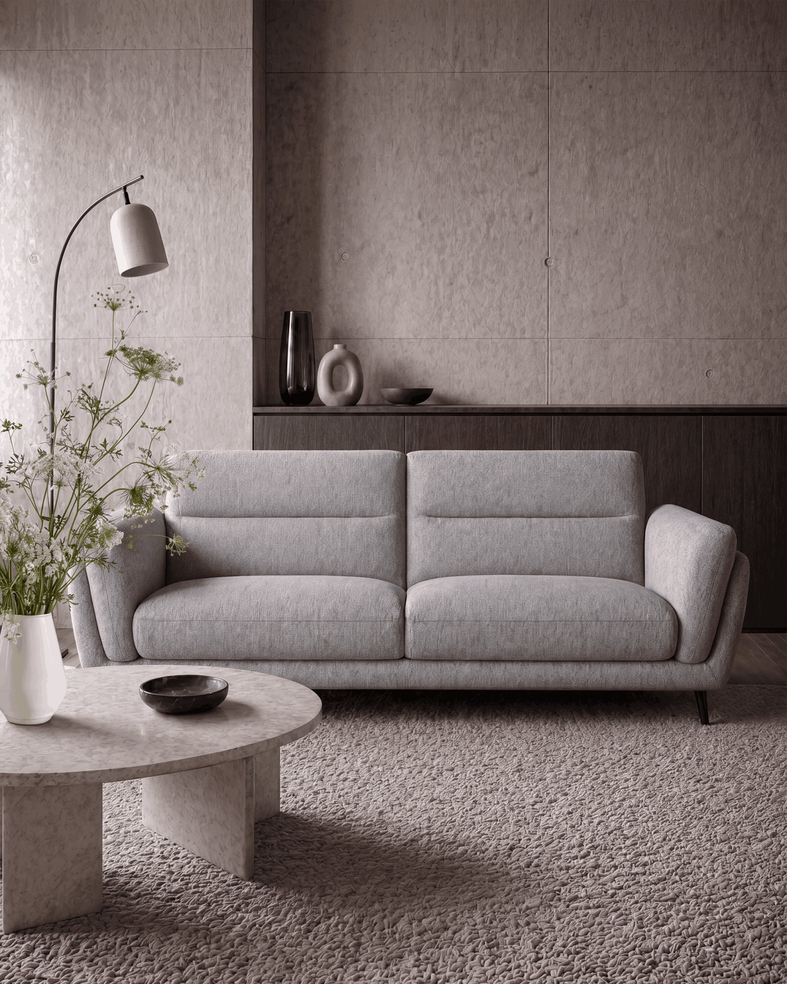 MARA 3 SEATER   GREY  1 