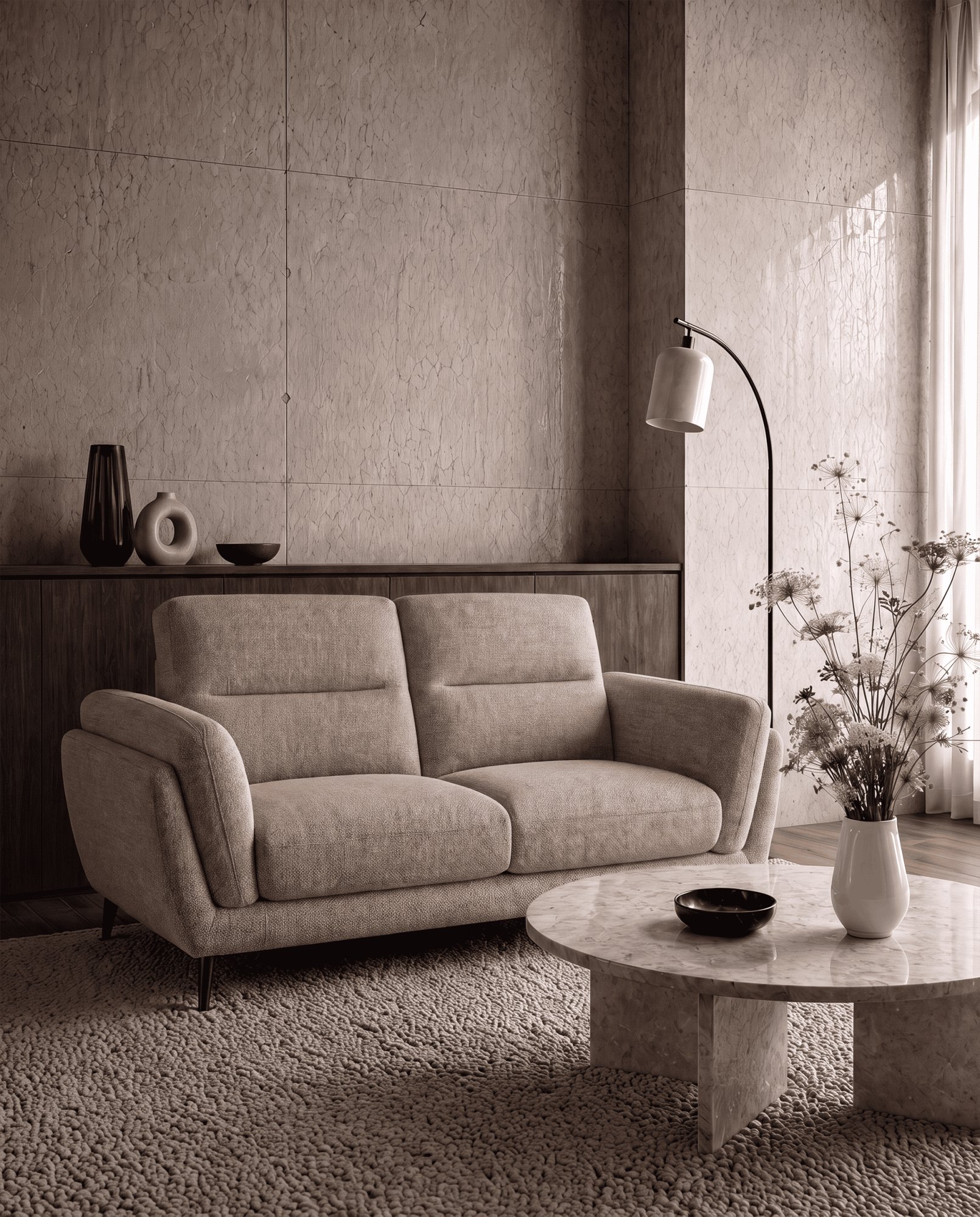 MARA 2 SEATER   OATMEAL