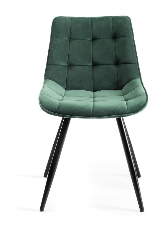 Turner - Weathered Oak 4-6 Seater Extendable Table & 4 Green Velvet Seurat Dining Chairs