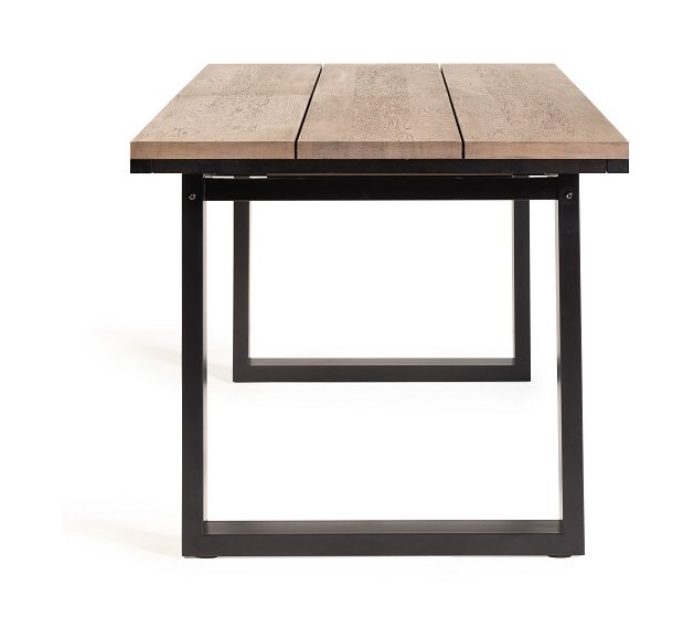 Turner - Weathered Oak 4-6 Seater Extendable Dining Table & 4 Grey Velvet Dali Dining Chairs