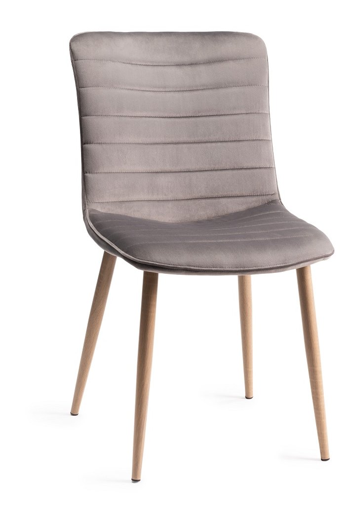 Eriksen - Dining Chair in Light Grey Velvet (Pair)