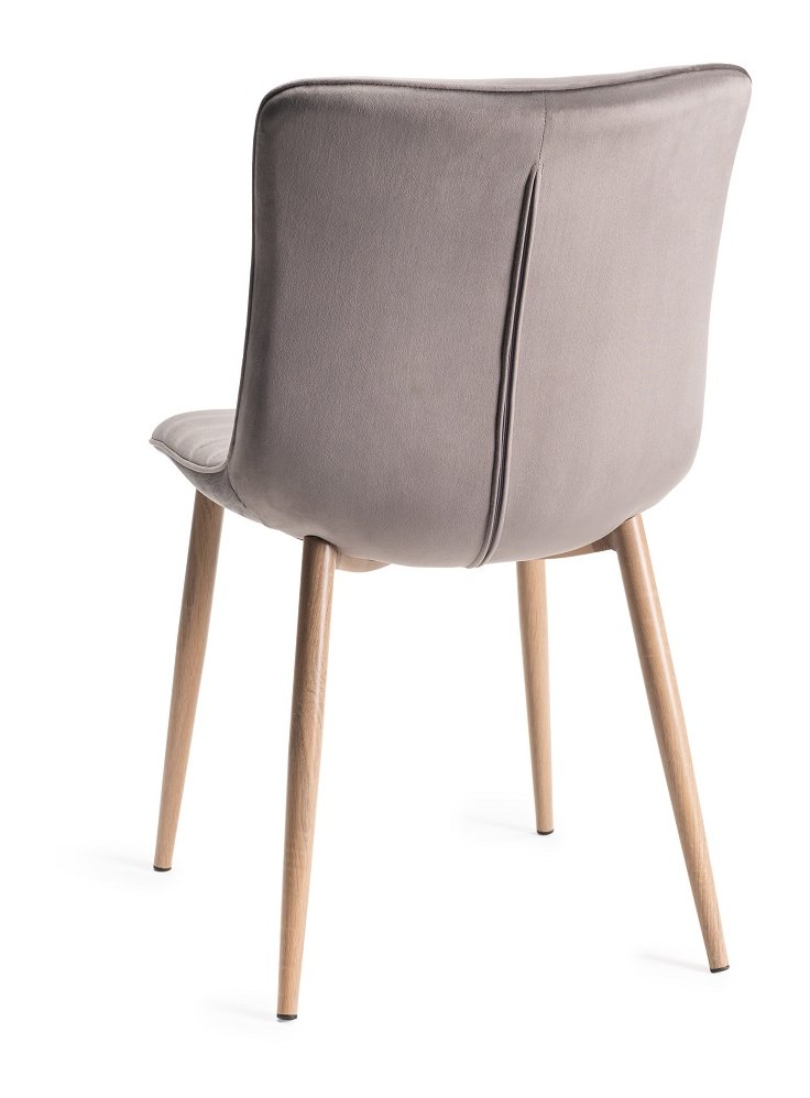 Eriksen - Dining Chair in Light Grey Velvet (Pair)