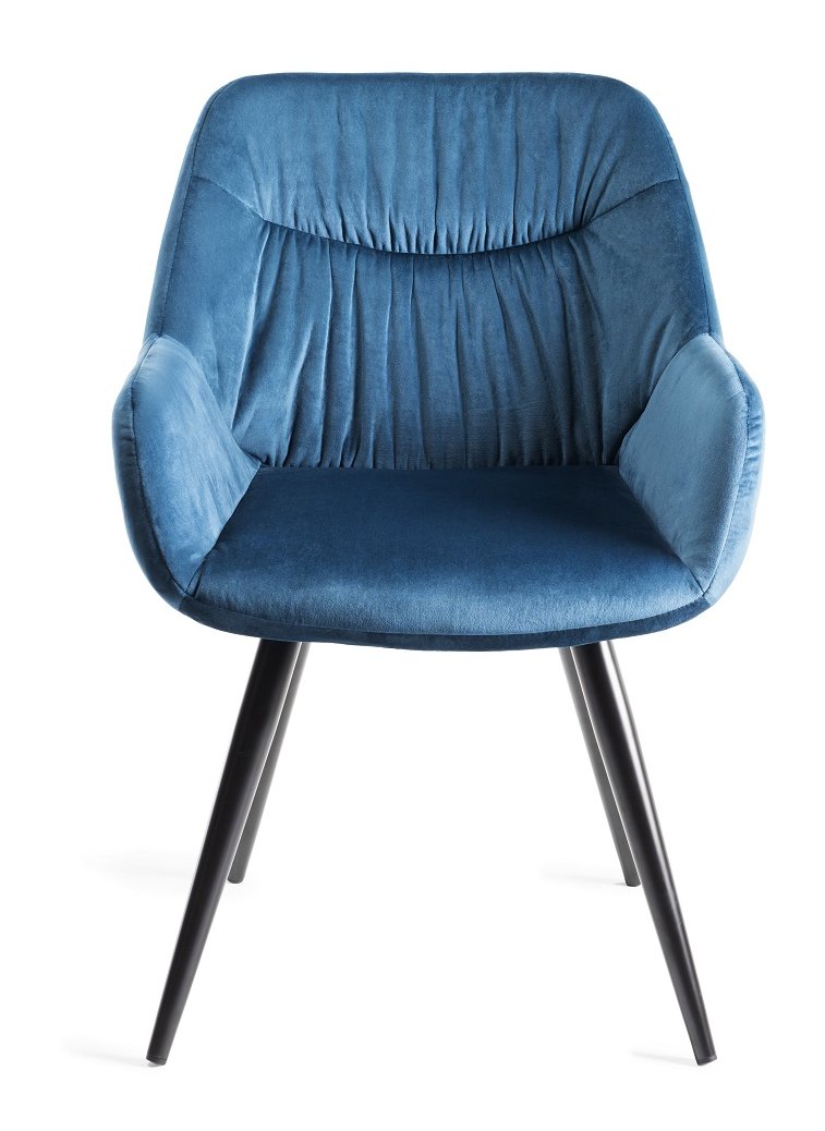 Dali - Dining Chair in Blue Velvet (Pair)
