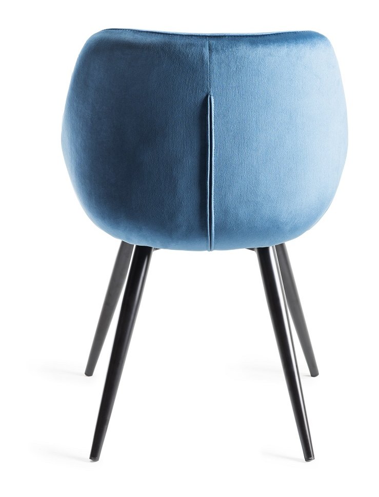 Dali - Dining Chair in Blue Velvet (Pair)