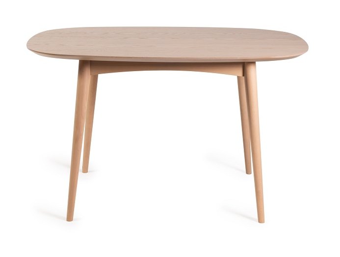 Johansen - Scandi Oak 4 Seater Dining Table & 4 Grey Velvet Eriksen Dining Chairs