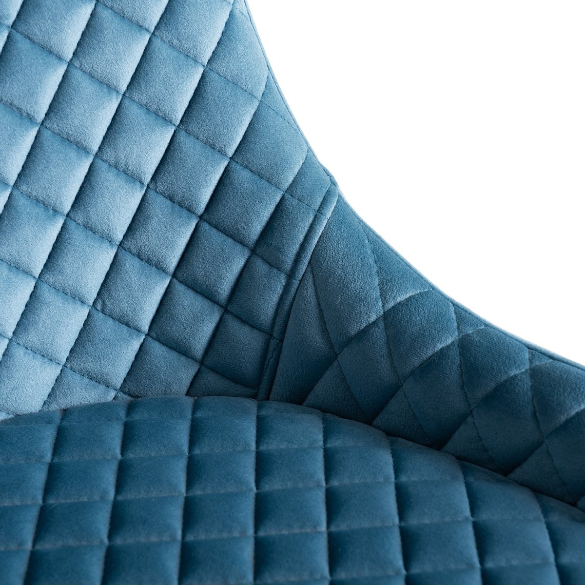 Cezanne - Dining Chair in Blue Velvet (Pair)