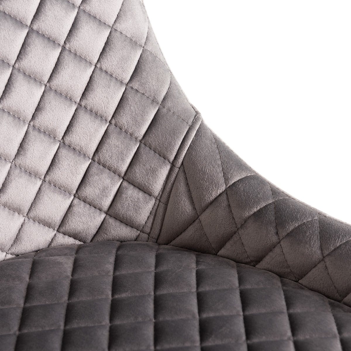 Cezanne - Dining Chair in Light Grey Velvet (Pair)