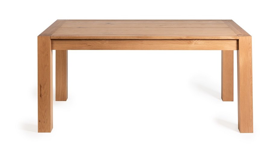 Blake - Light Oak 6-8 Seater Extendable Table & 6 Grey Faux Leather Cezanne Dining Chairs