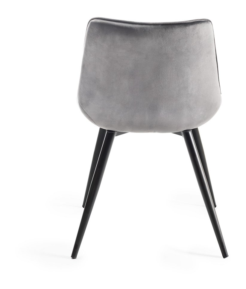 Seurat - Dining Chair in Grey Velvet (Pair)