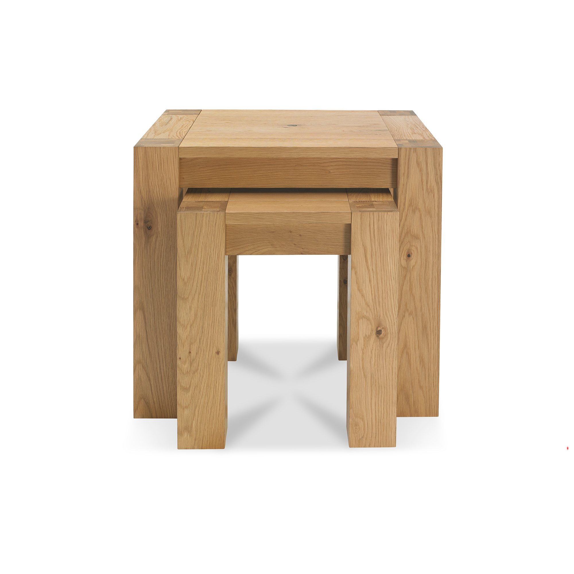 Blake - Light Oak Nest of Lamp Tables