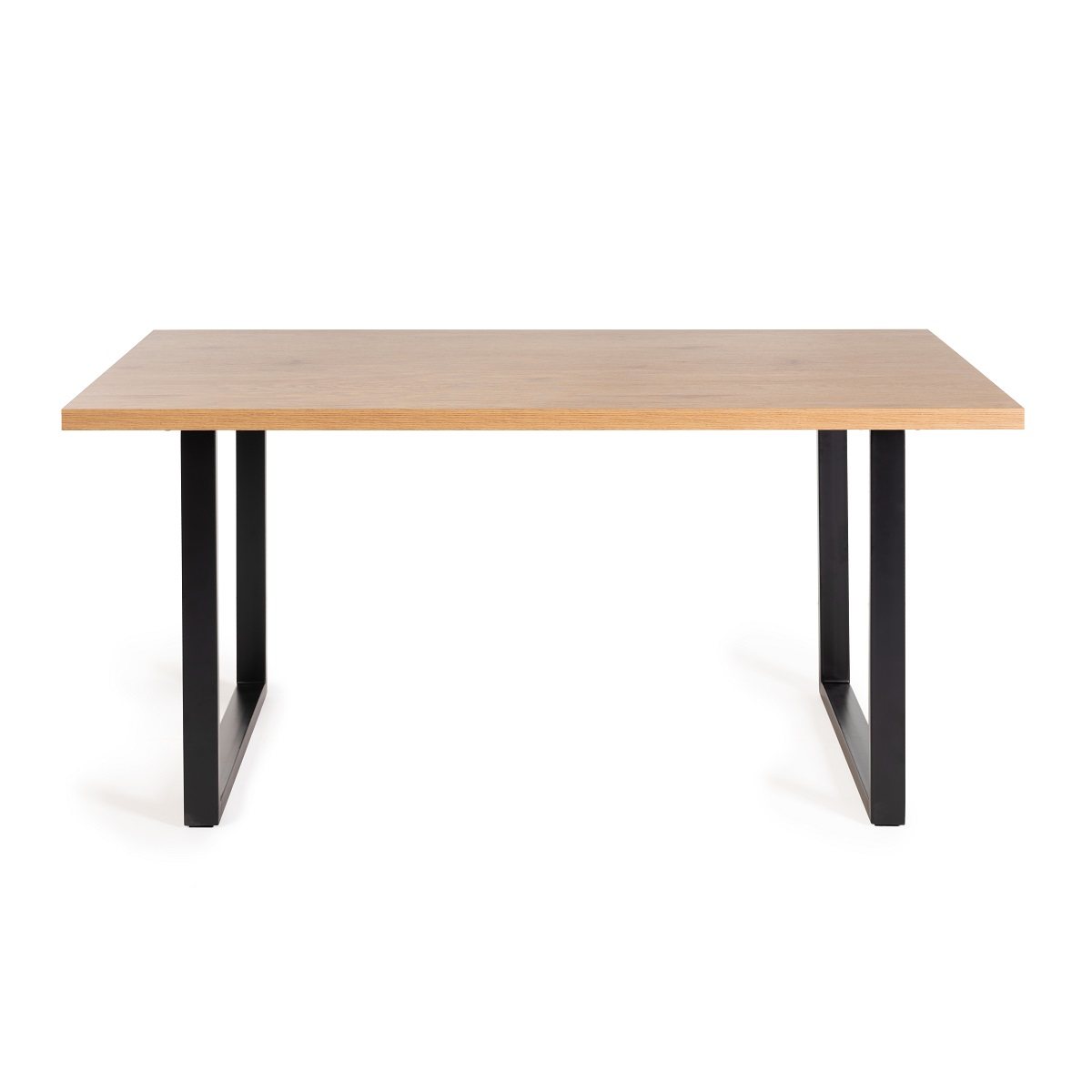 Ramsay - U Leg Oak Effect 6 Seater Dining Table