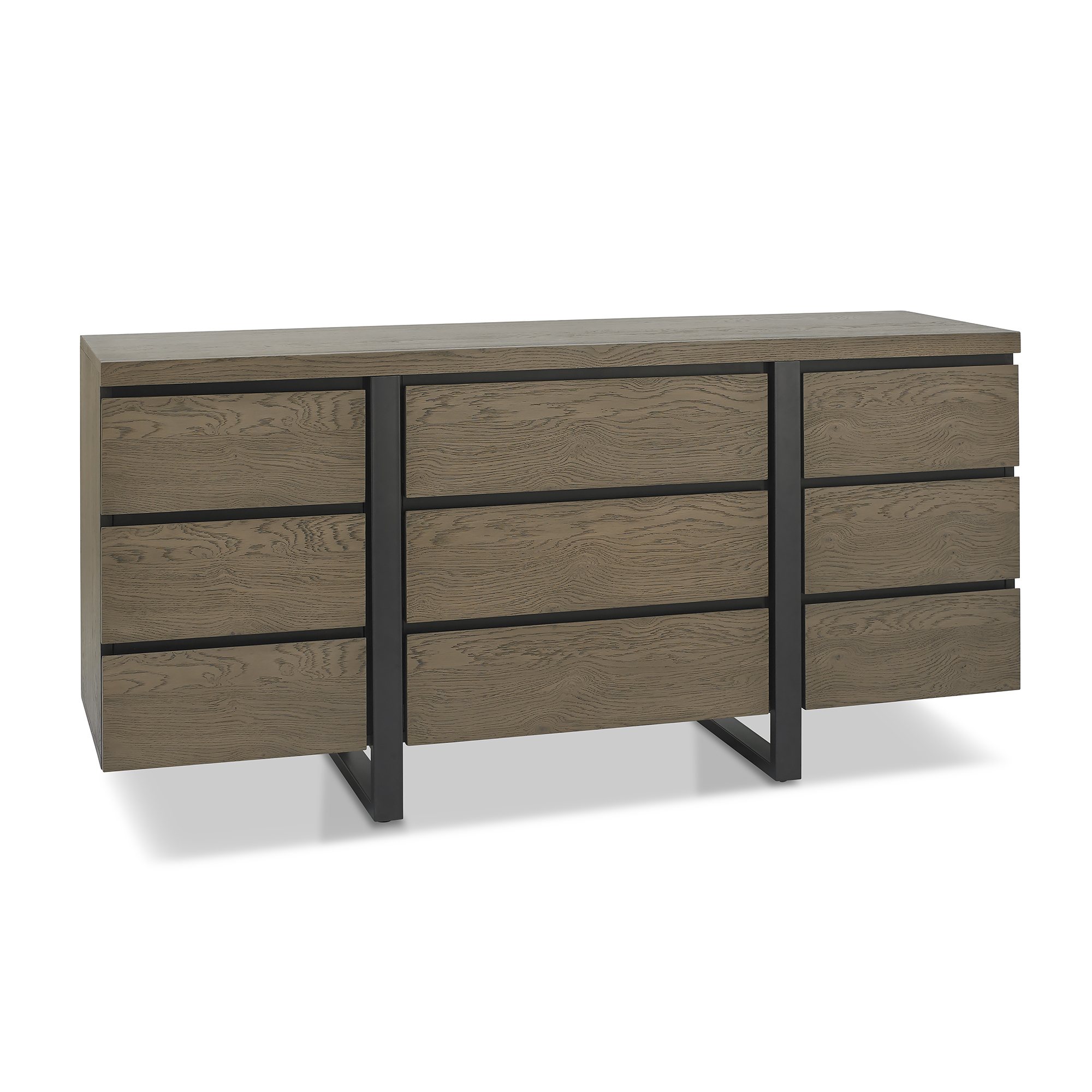 Turner - Weathered Oak Wide Sideboard