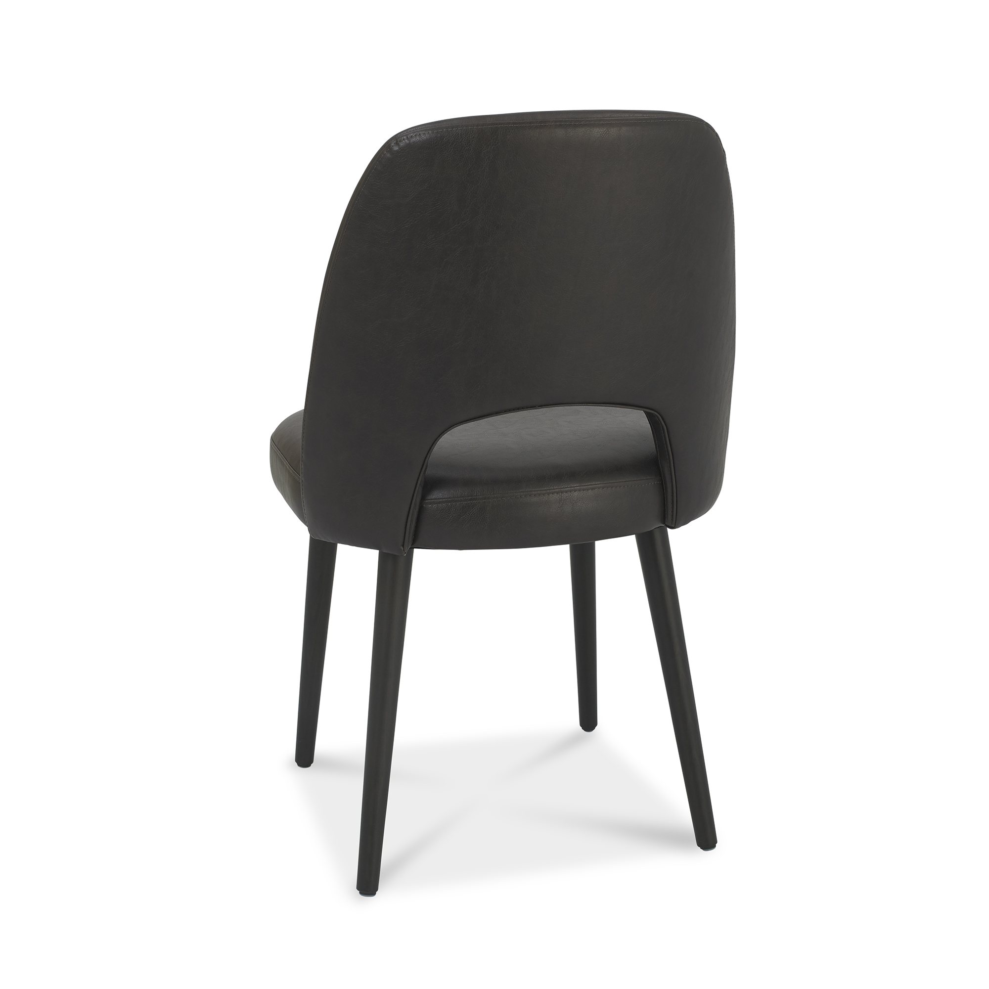 Tuxen - Dining Chair in Vintage Brown Bonded Leather (Pair)