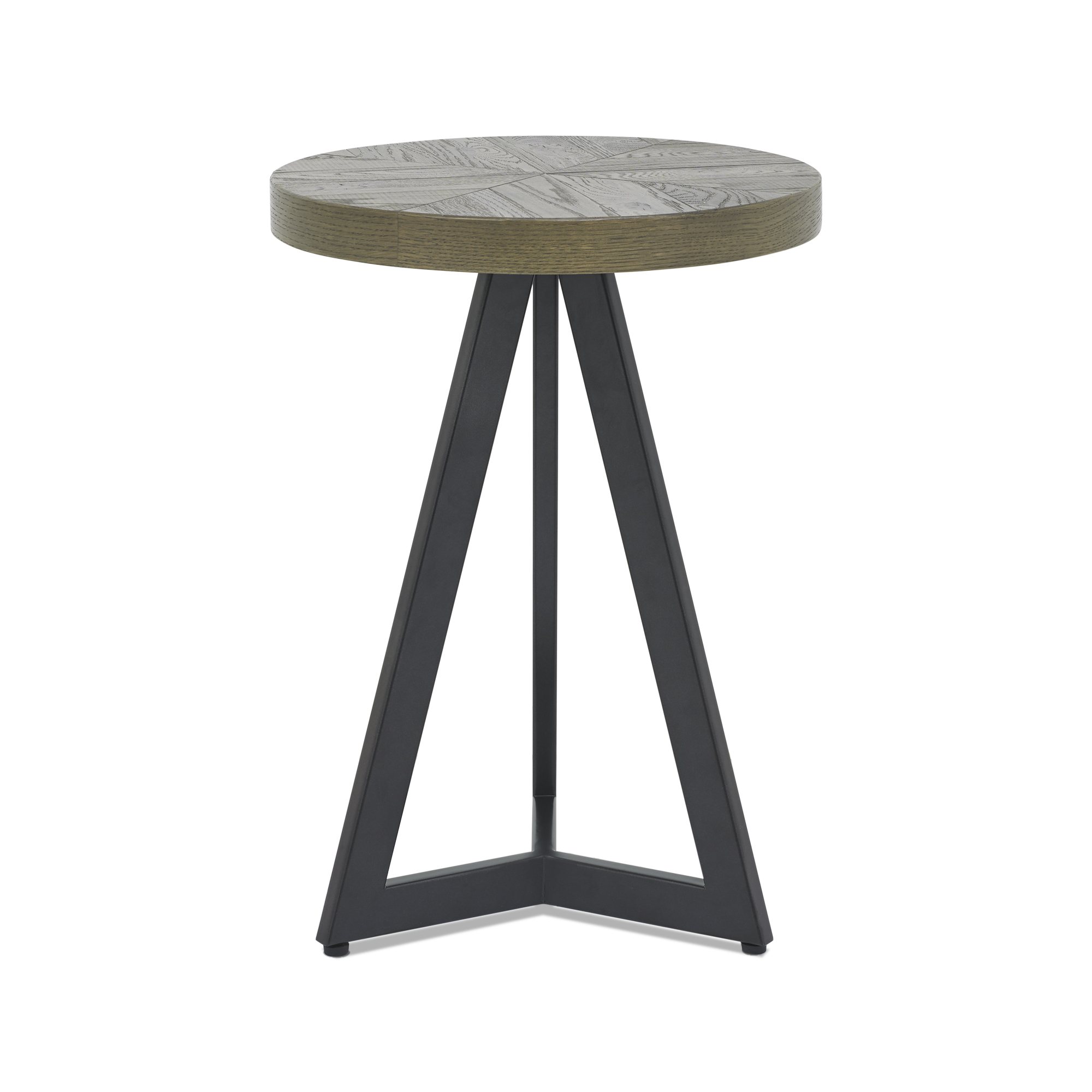 Home Origins Bosco Fumed Oak Lamp Table- front on