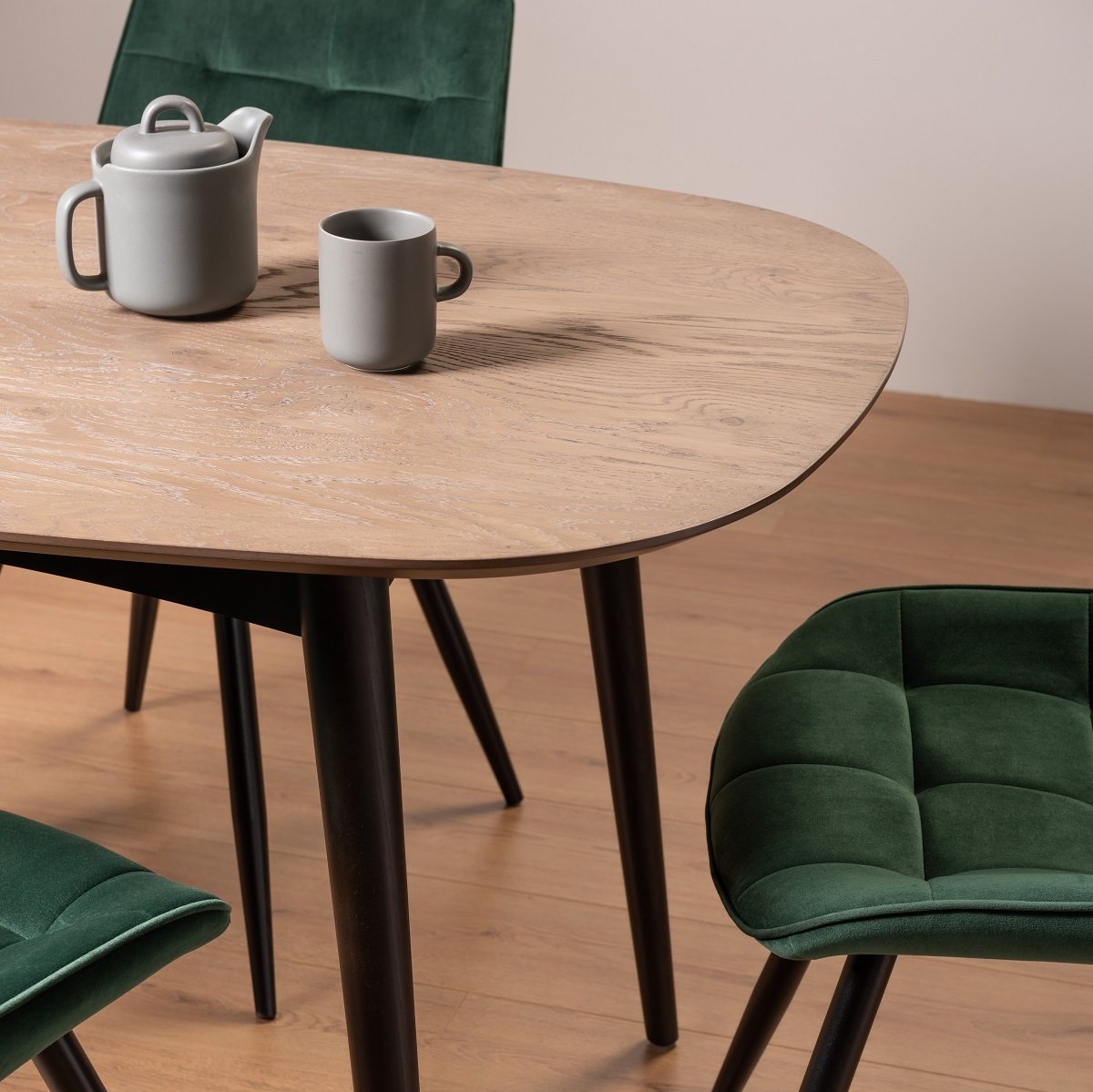 Tuxen - Weathered Oak 6 Seater Dining Table