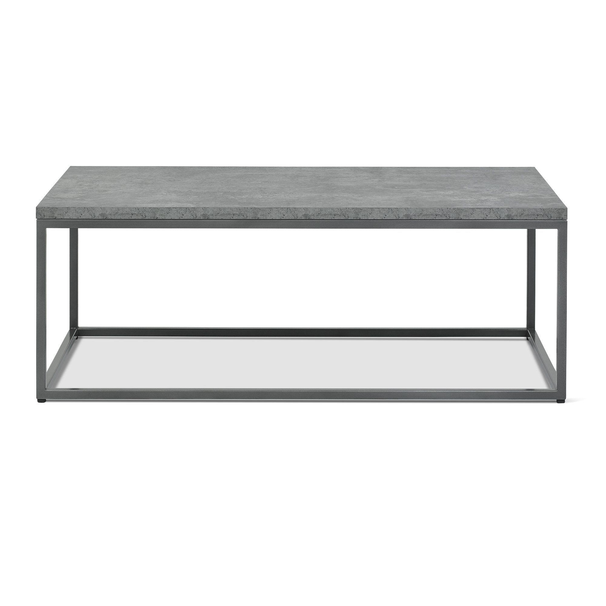 Home Origins Degas Zinc & Dark Grey Coffee Table - front on