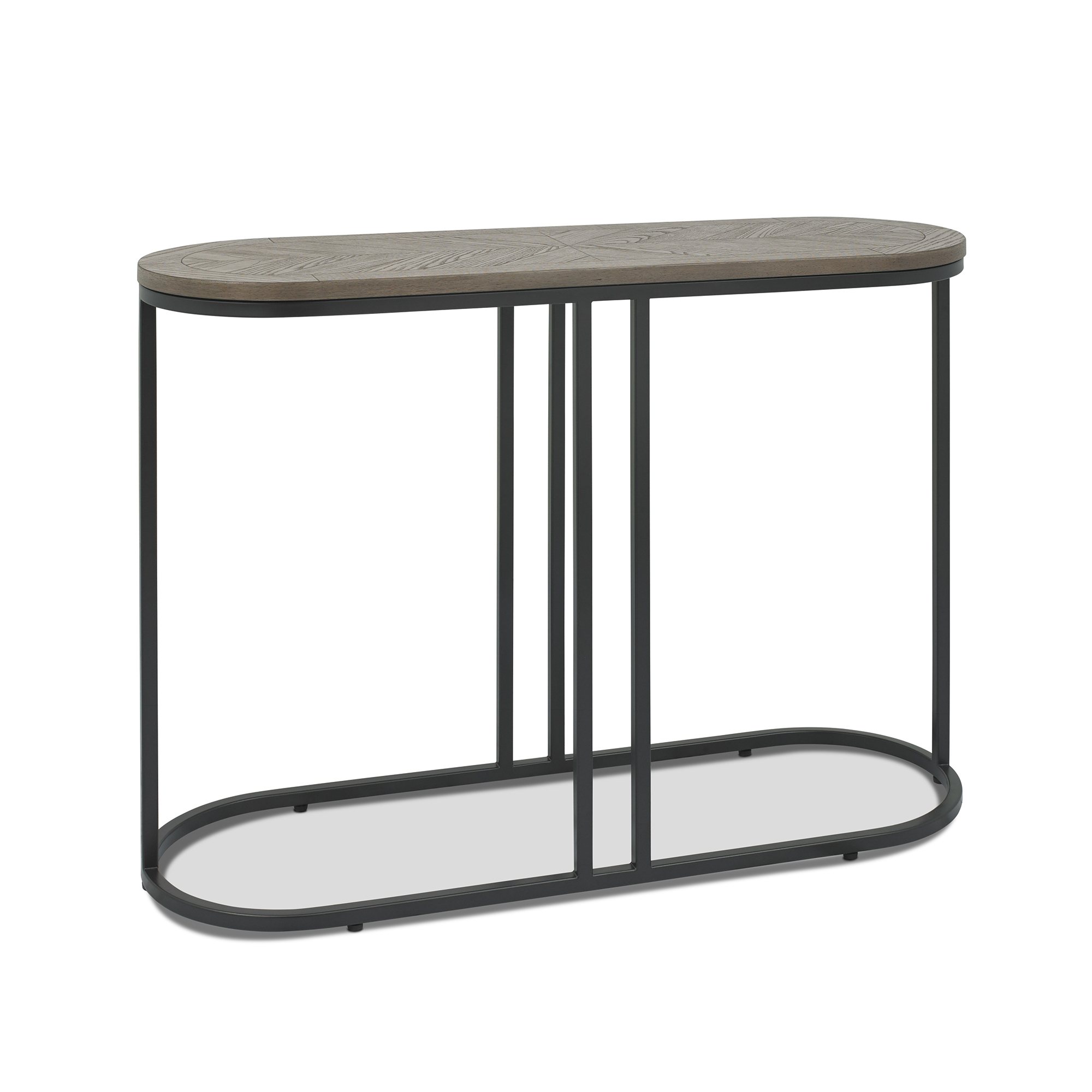 Home Origins Monet Silver Grey Console Table- front angle