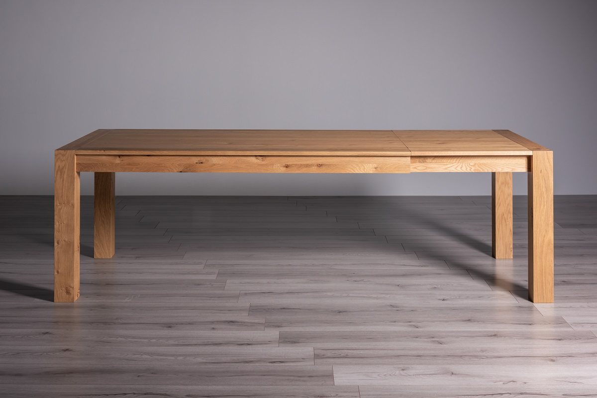 Blake - Light Oak 6-10 Seater Extendable Dining Table