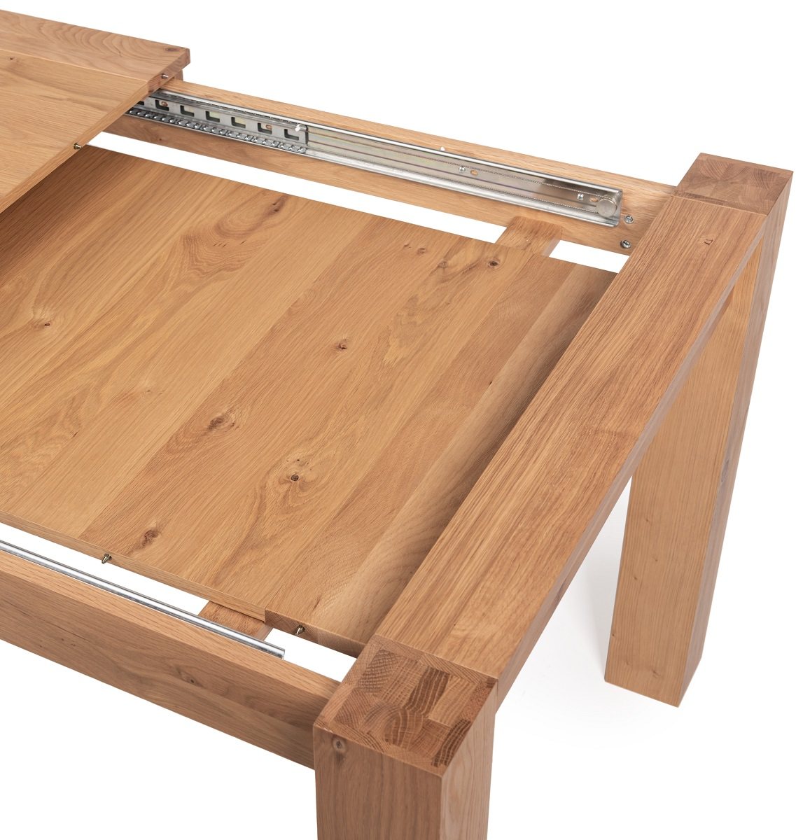 Blake - Light Oak 6-10 Seater Extendable Dining Table