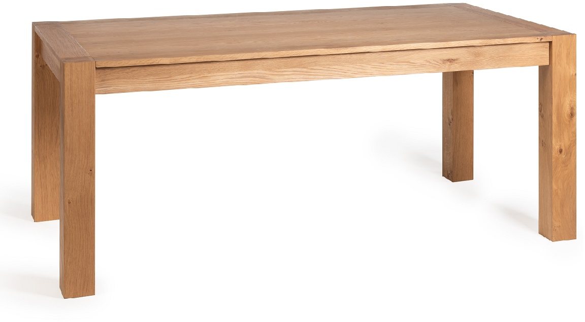 Blake - Light Oak 6-10 Seater Extendable Dining Table